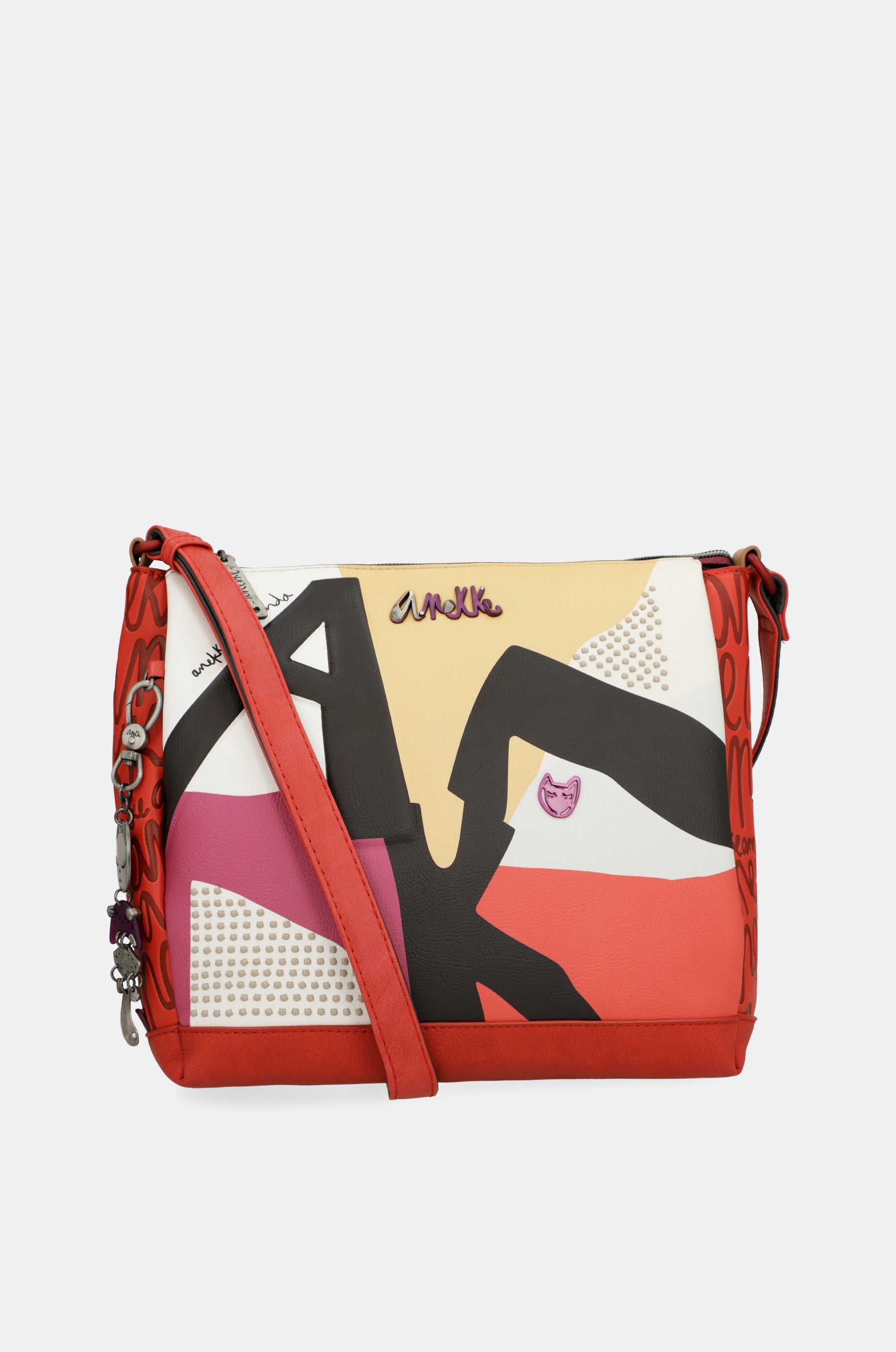 Fashion 3-compartment crossbody bag