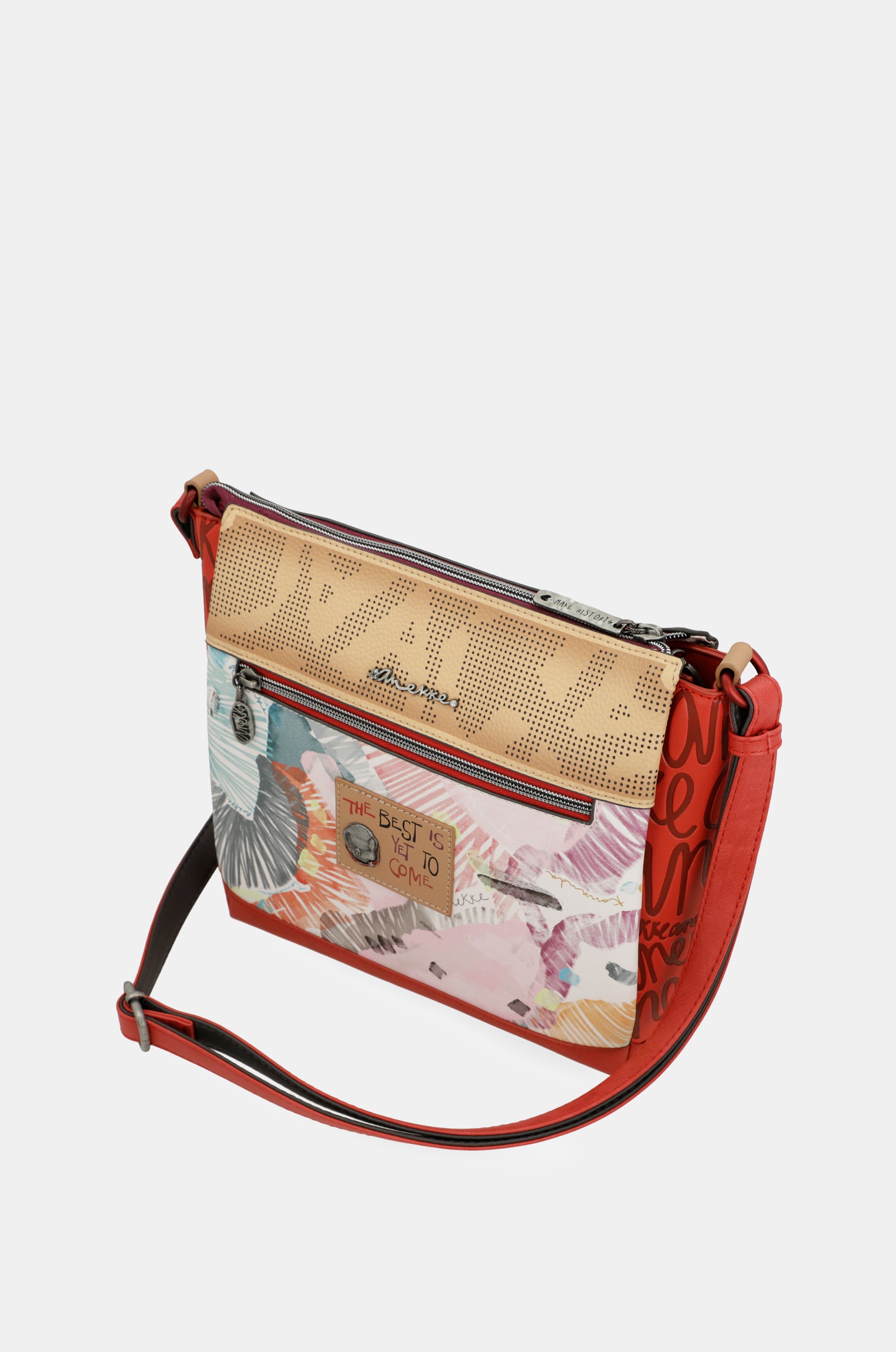Fashion 3-compartment crossbody bag