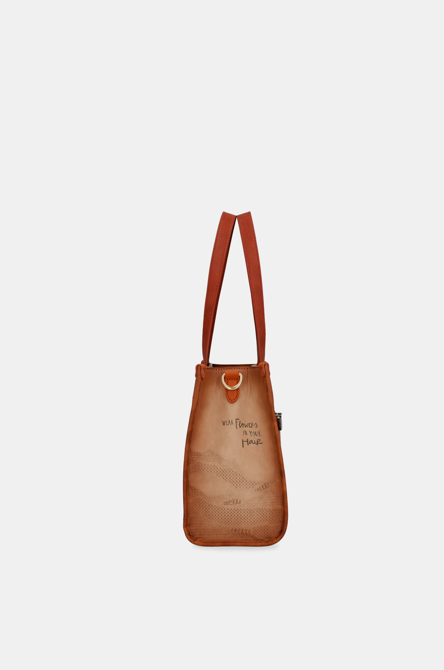 Peace & Love camel tote