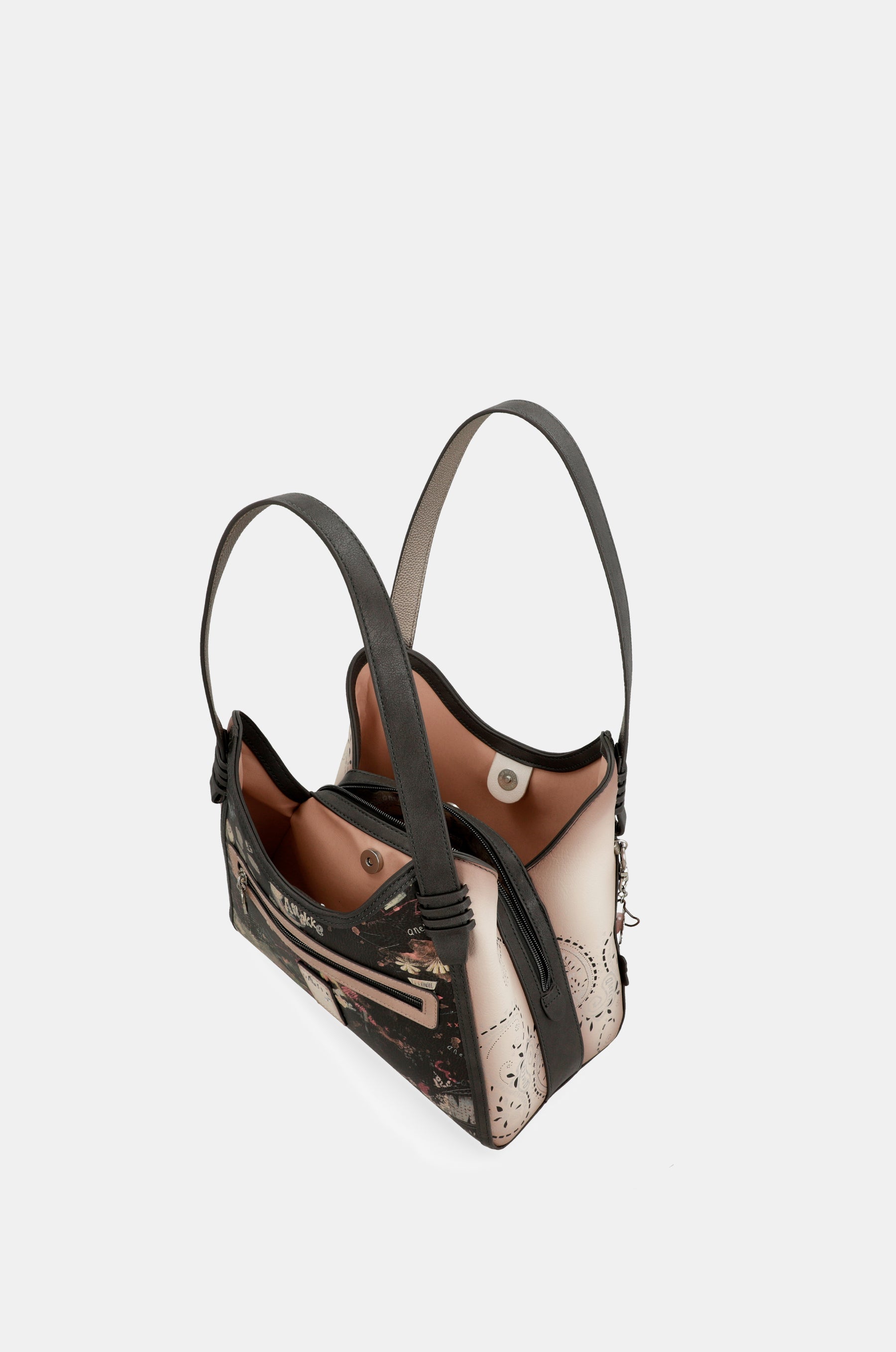 Peace & Love pink shoulder bag