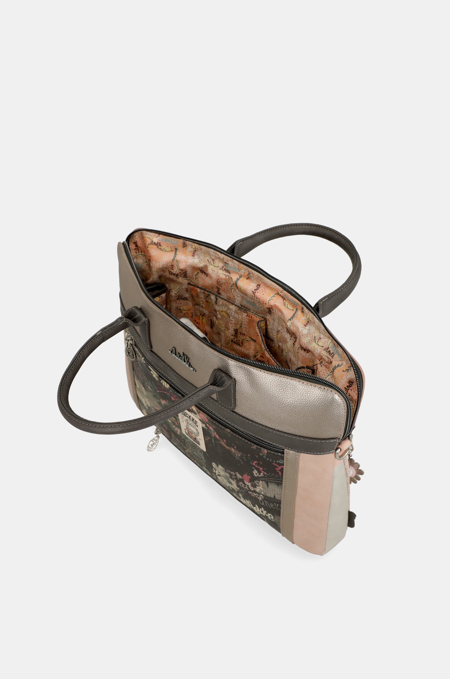 Peace & Love pink briefcase