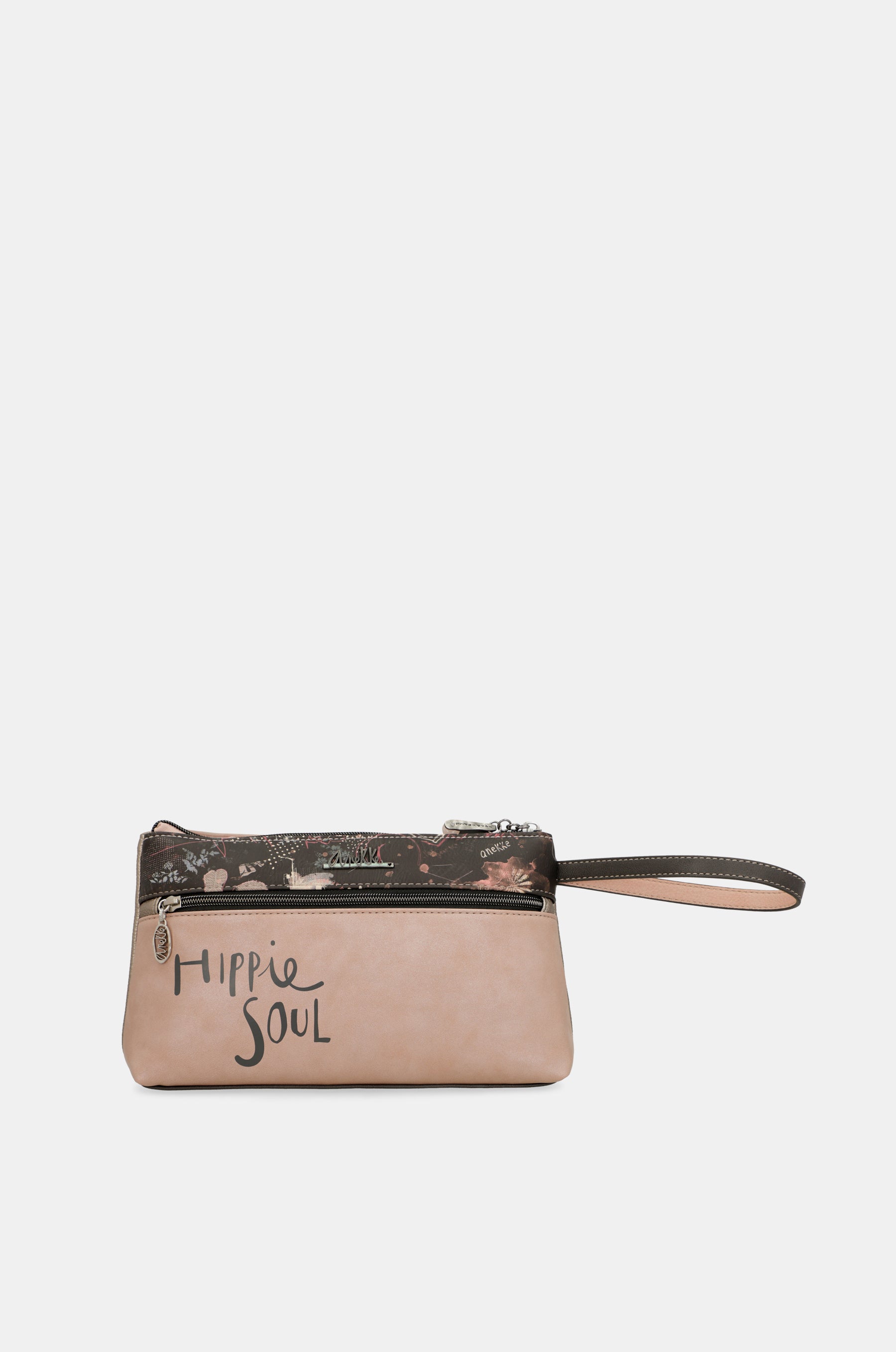Peace & Love pink toiletry bag