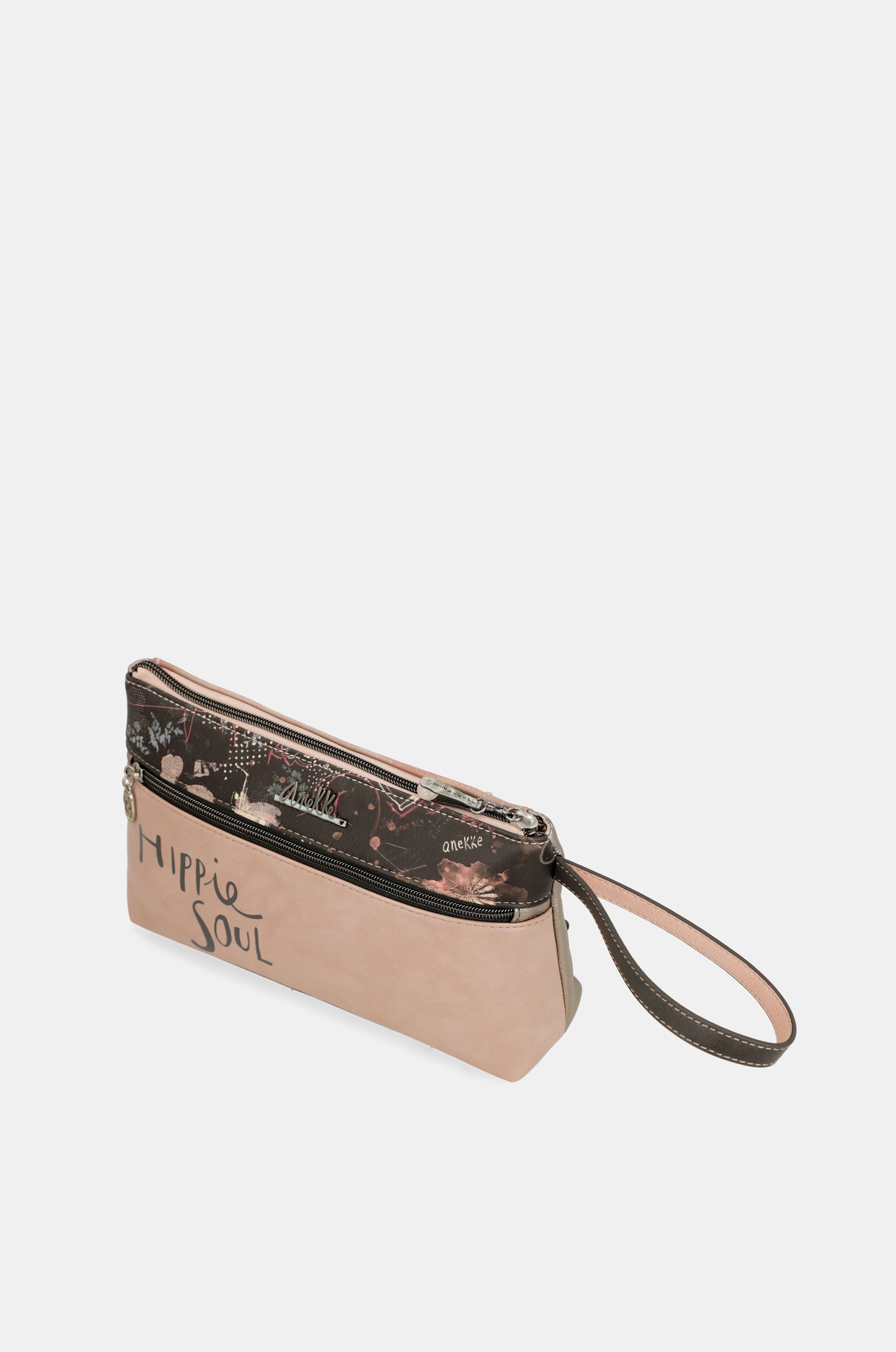 Peace & Love pink toiletry bag