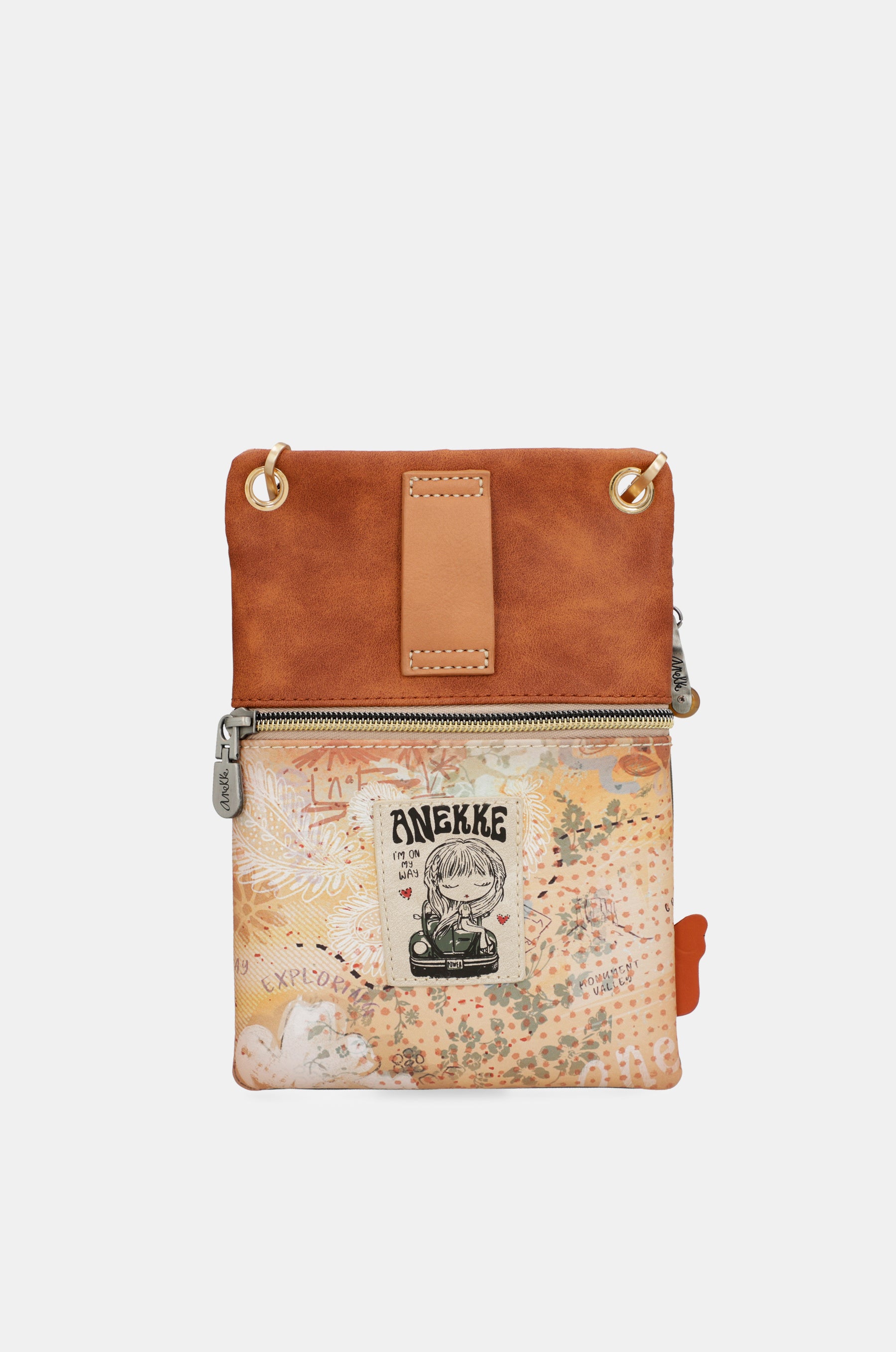 Flowers mini crossbody bag