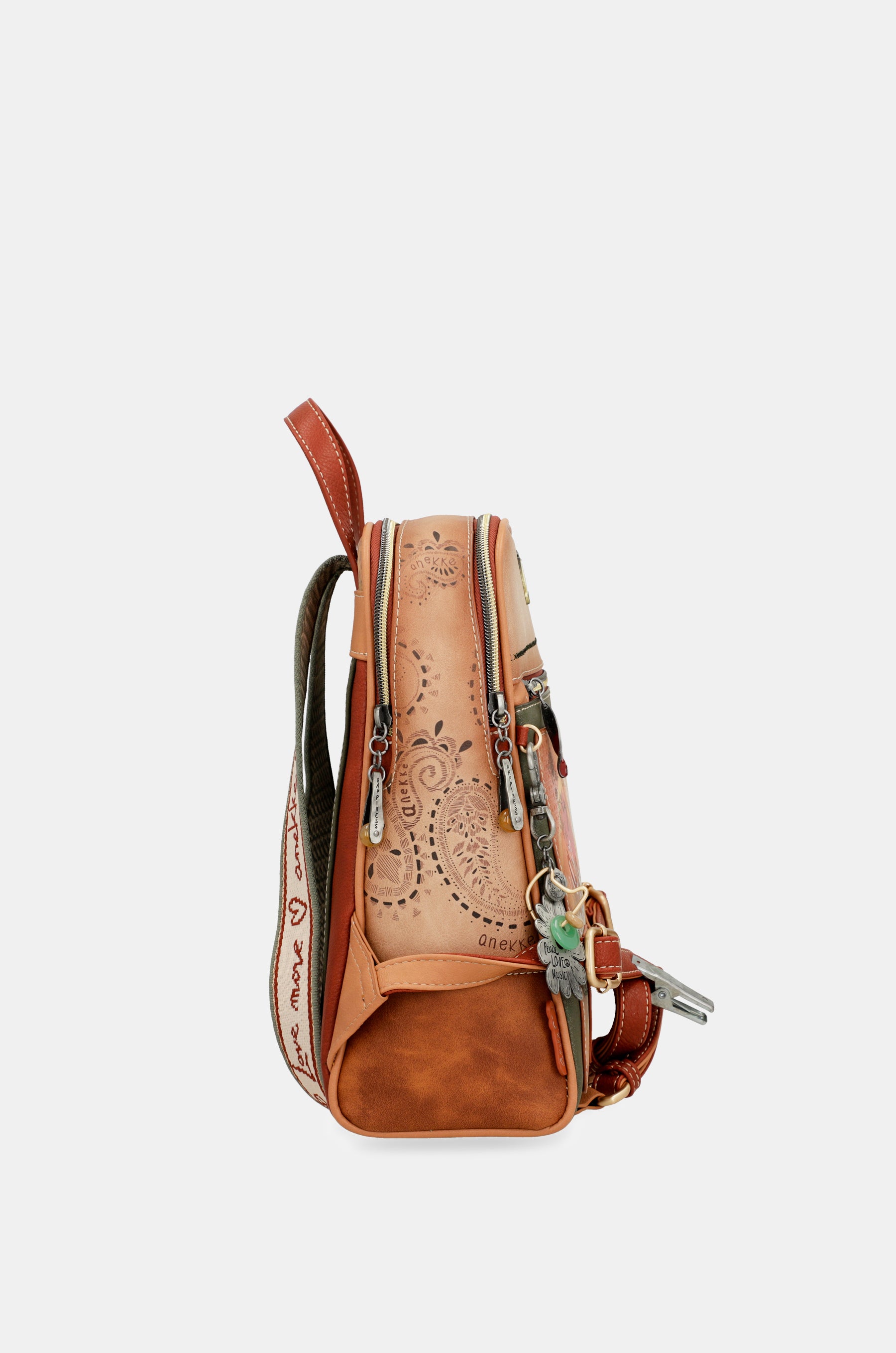 Flowers 2-compartment backpack