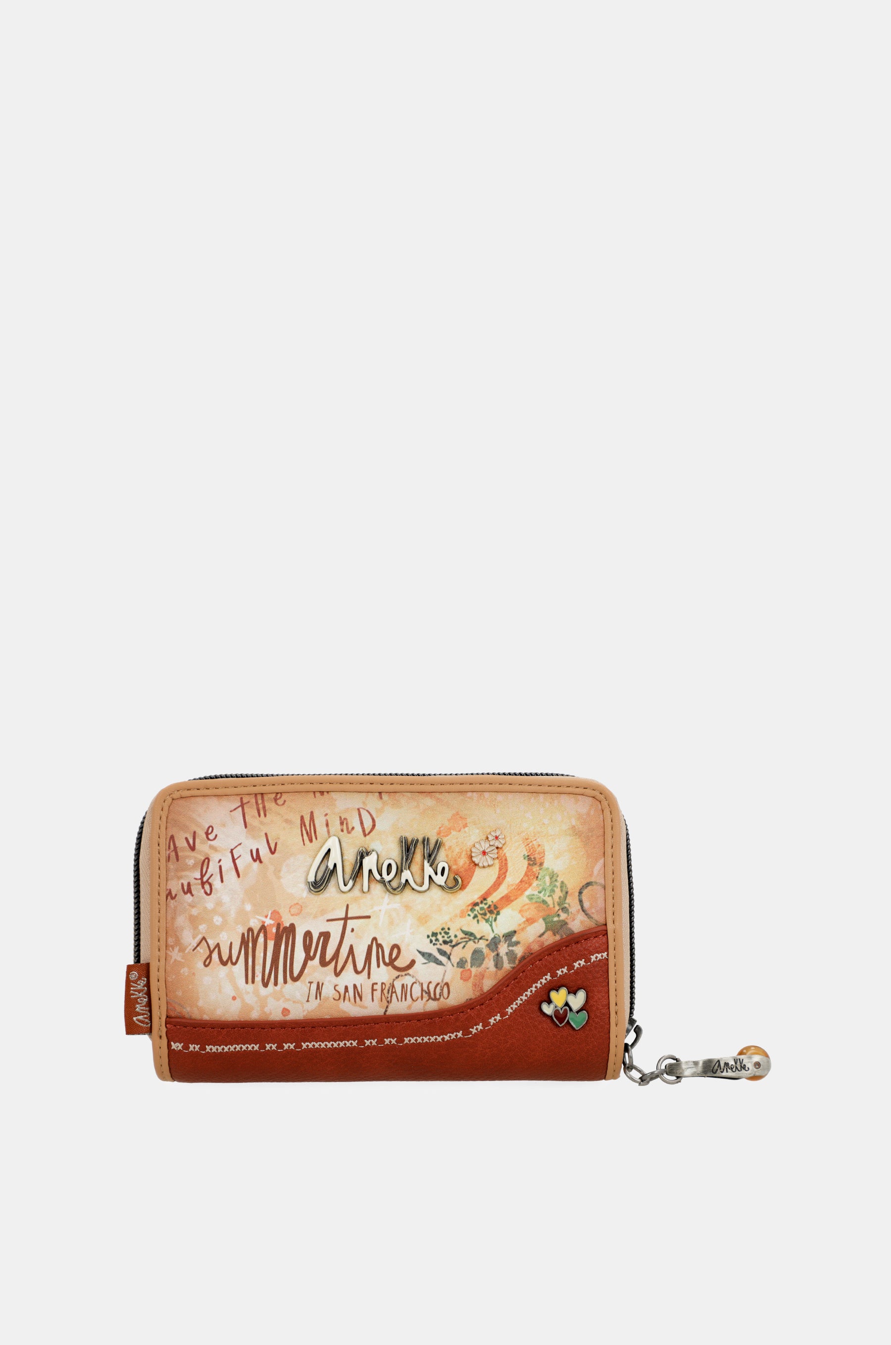 Flowers medium RFID wallet