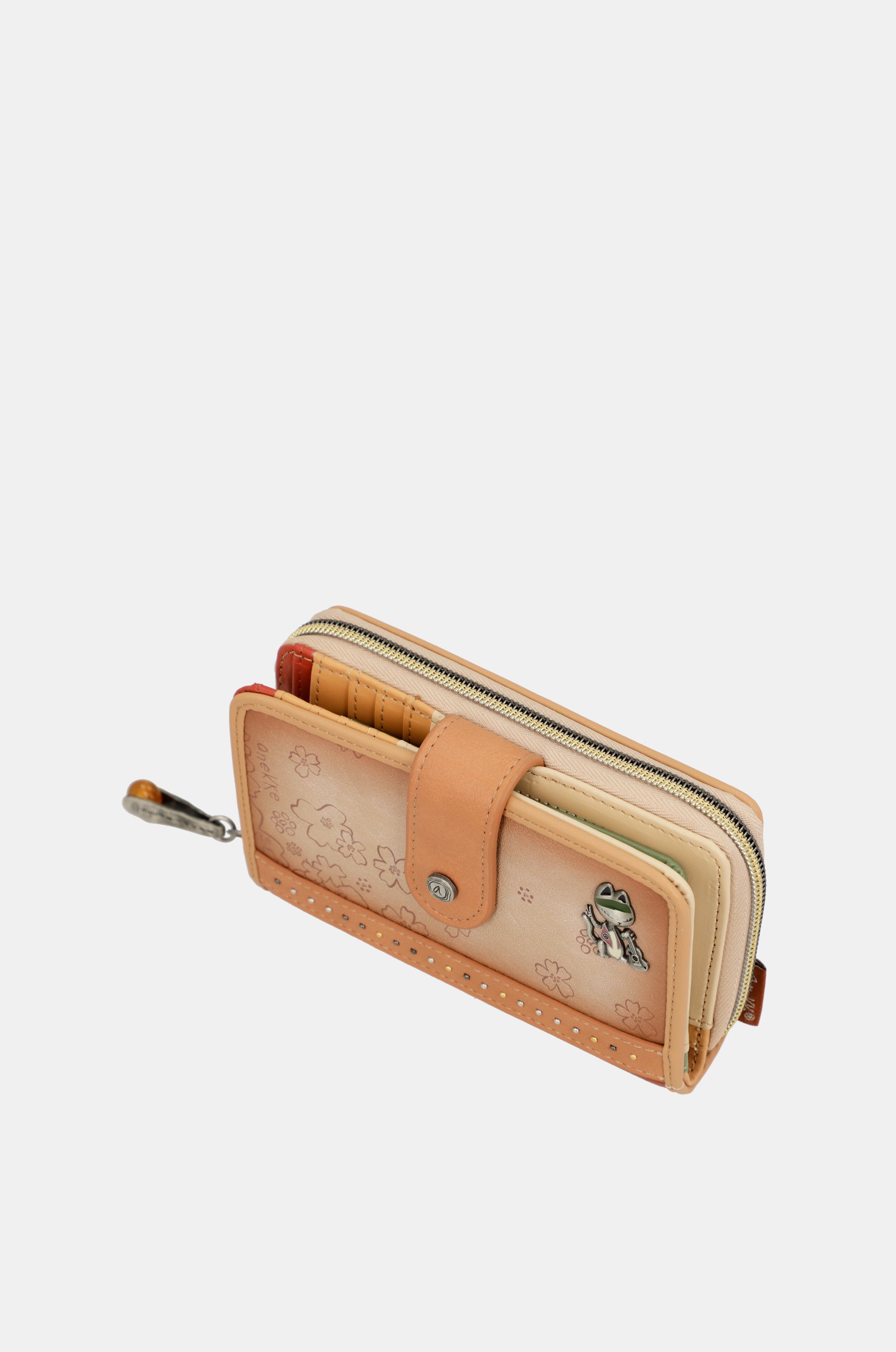 Flowers medium RFID wallet