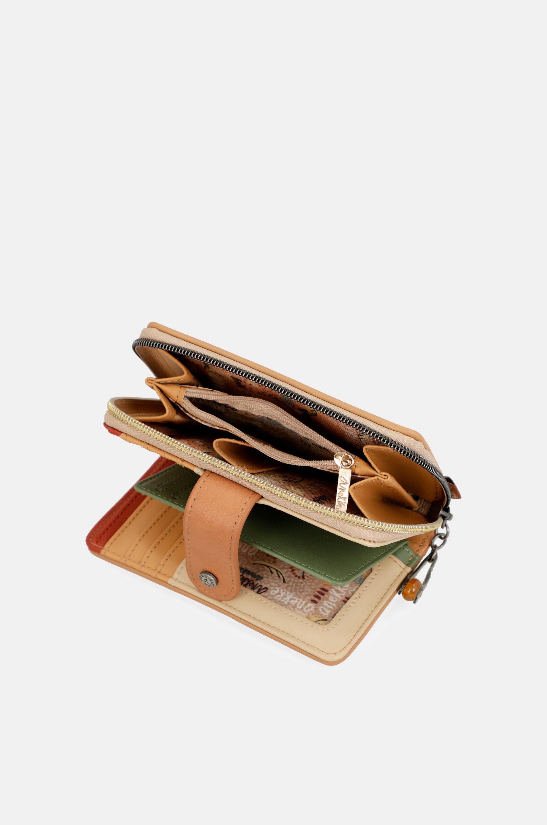 Flowers medium RFID wallet