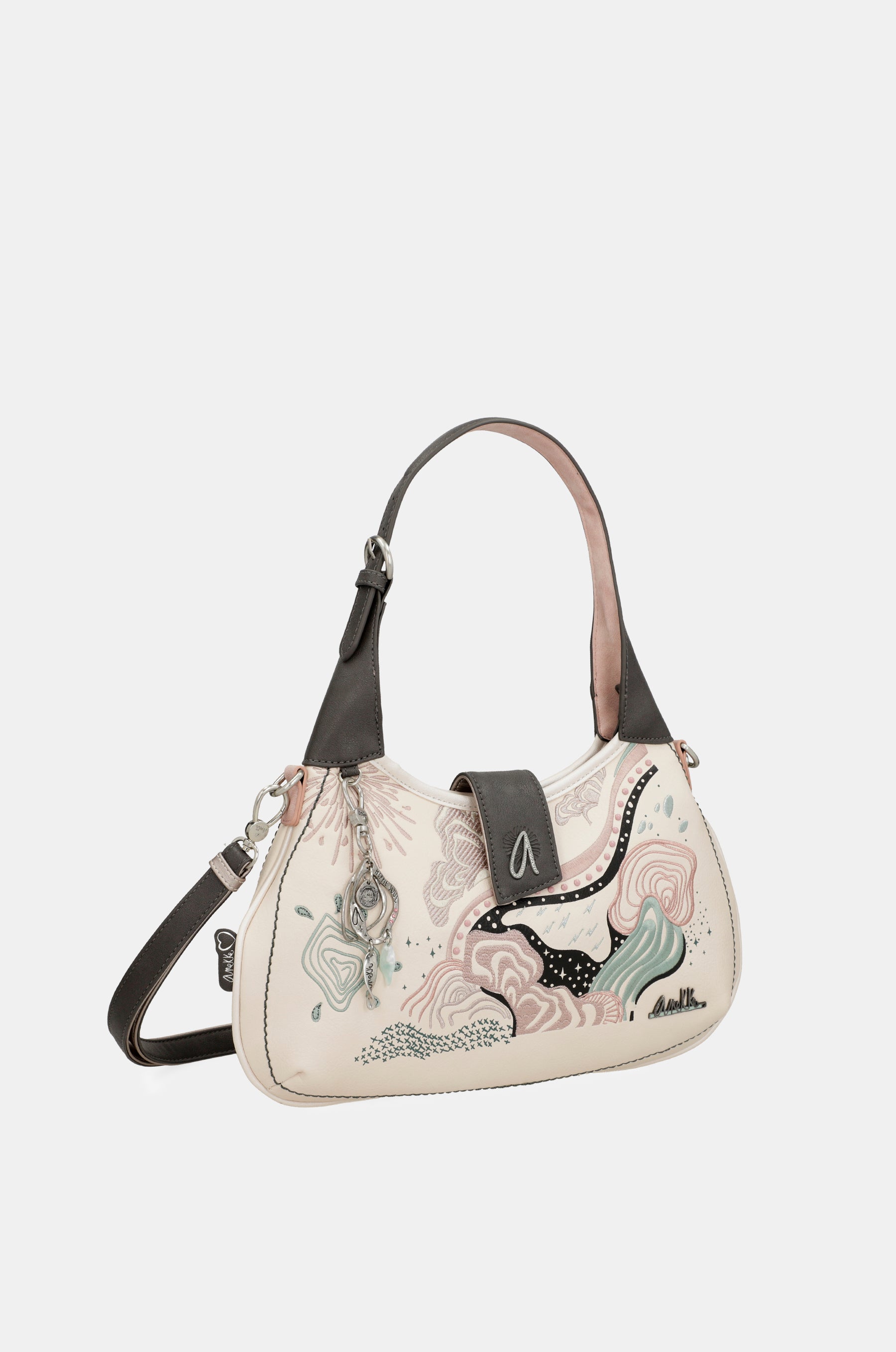 Psicodelic hobo shoulder bag