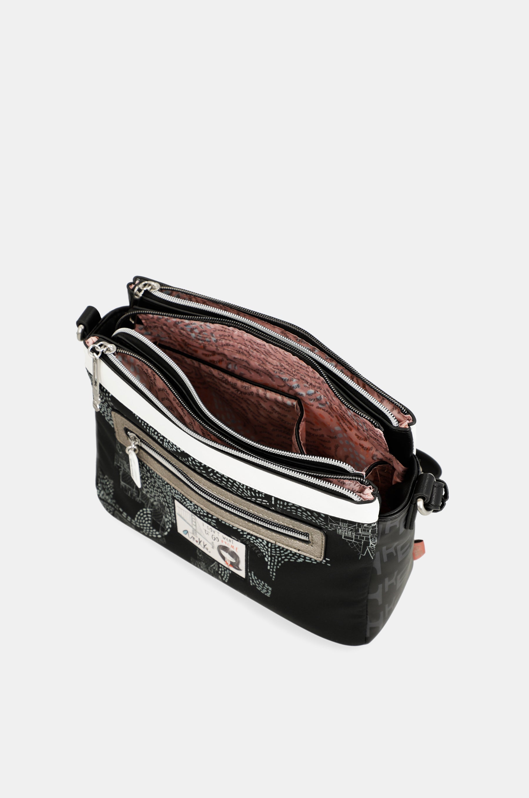 Nature Sixties 3-compartment crossbody bag