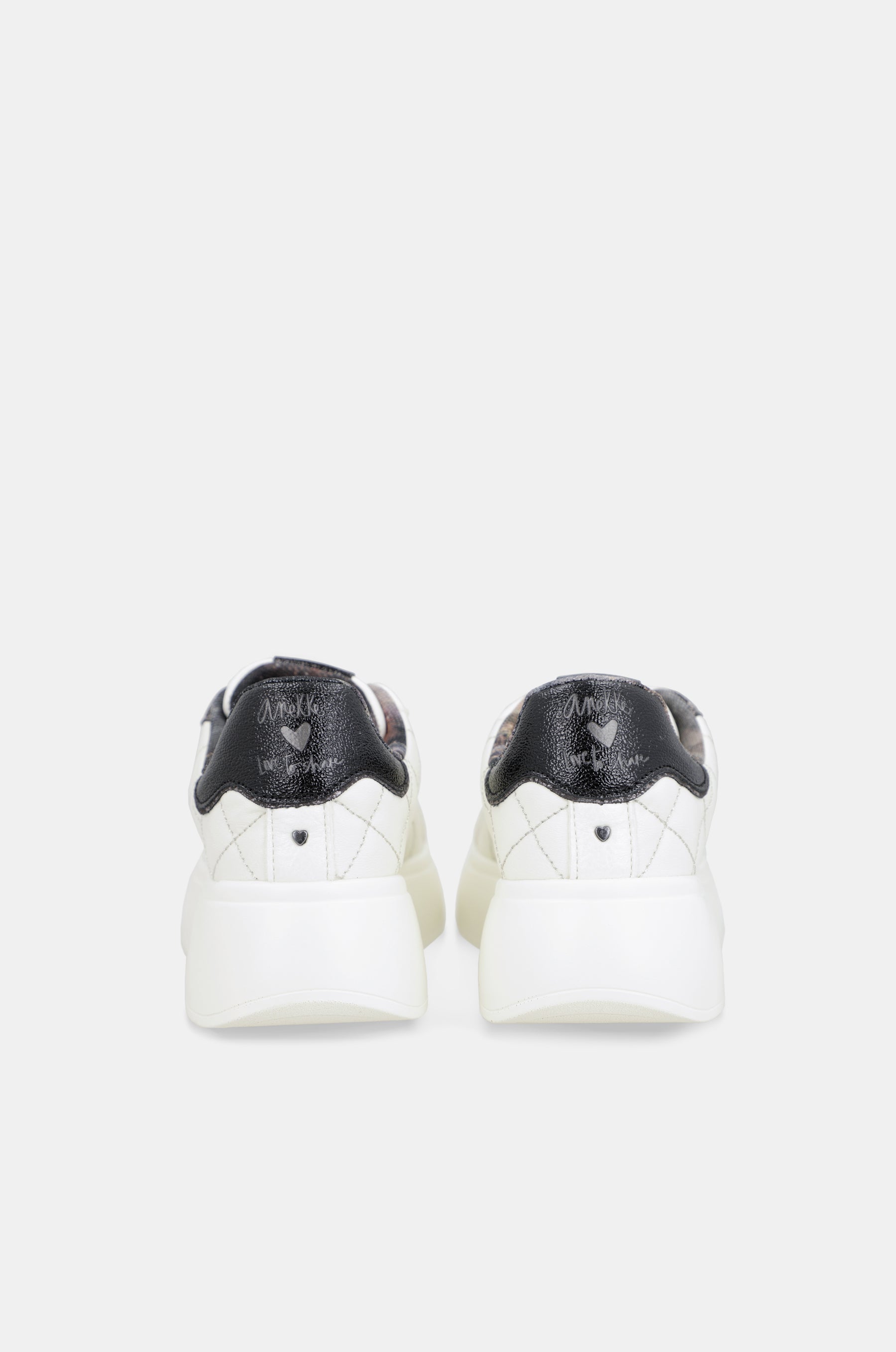Casual white sneakers