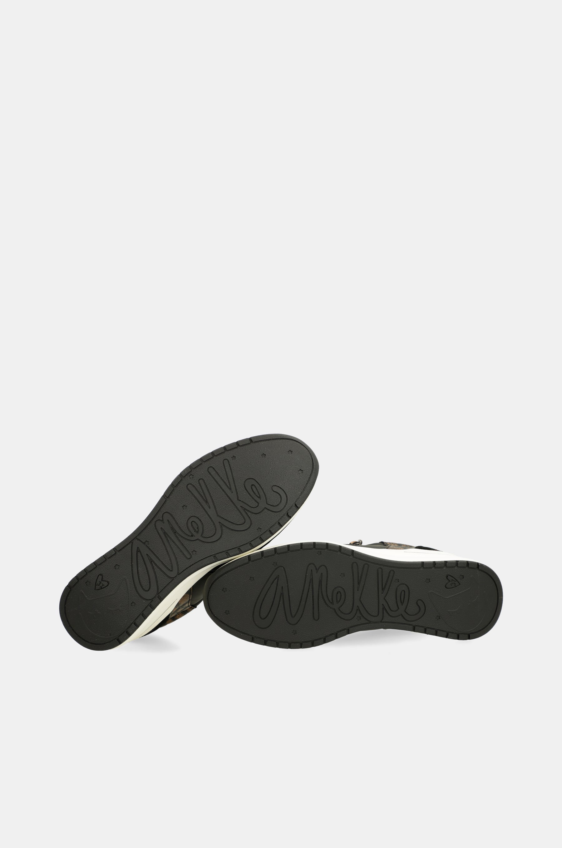 Dreams black wedge sneakers