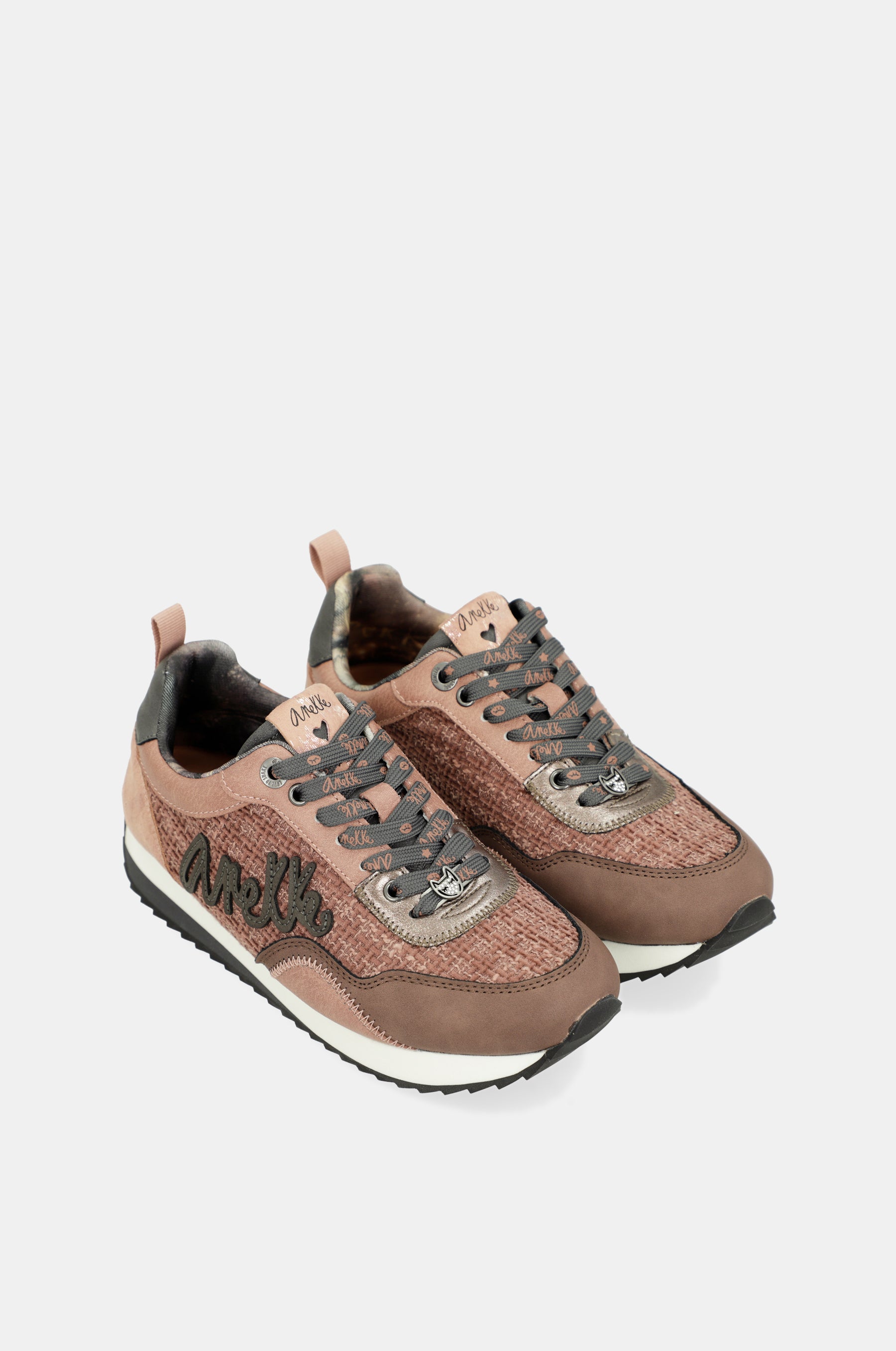 Travel pink sneakers