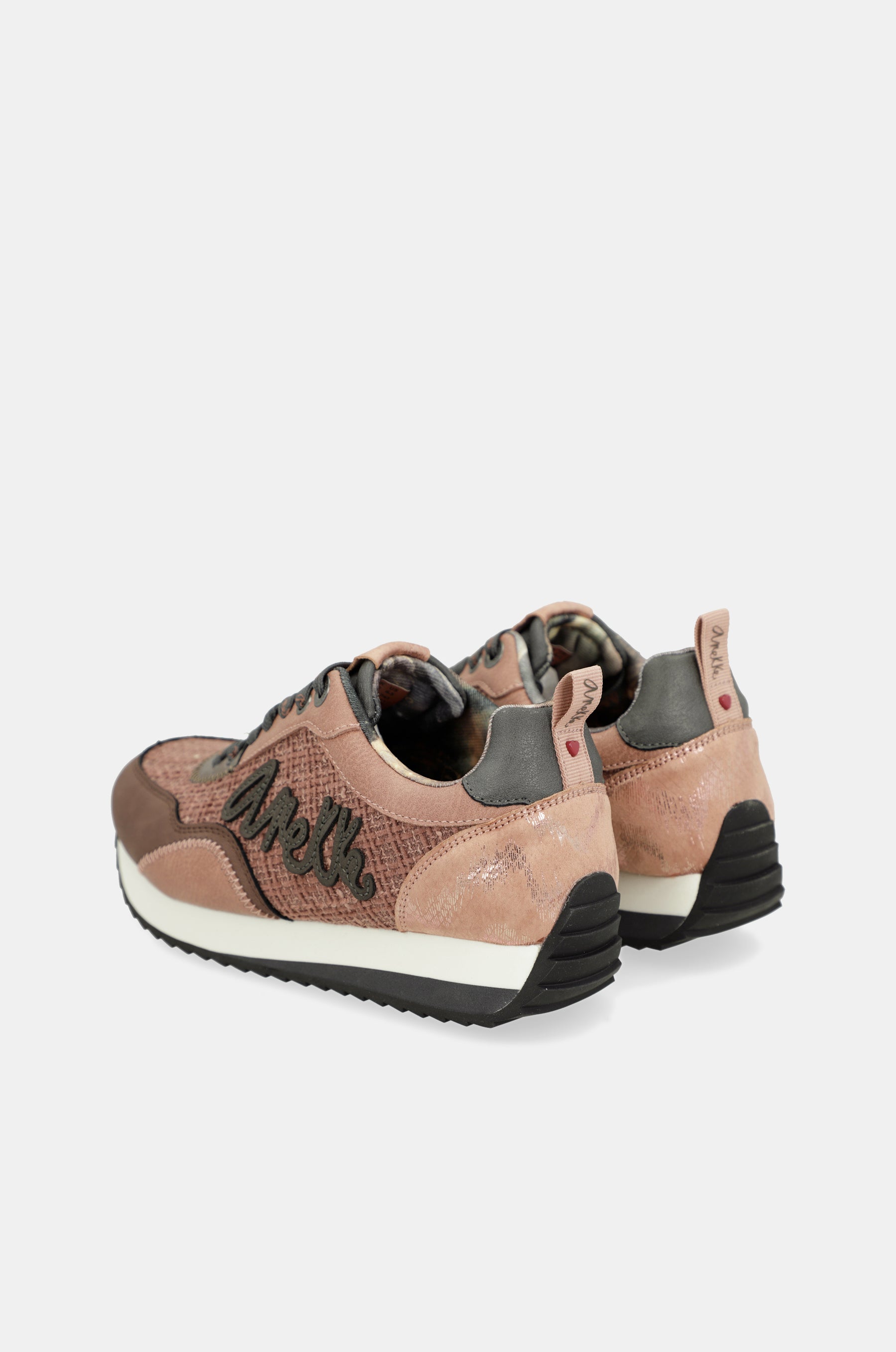 Travel pink sneakers