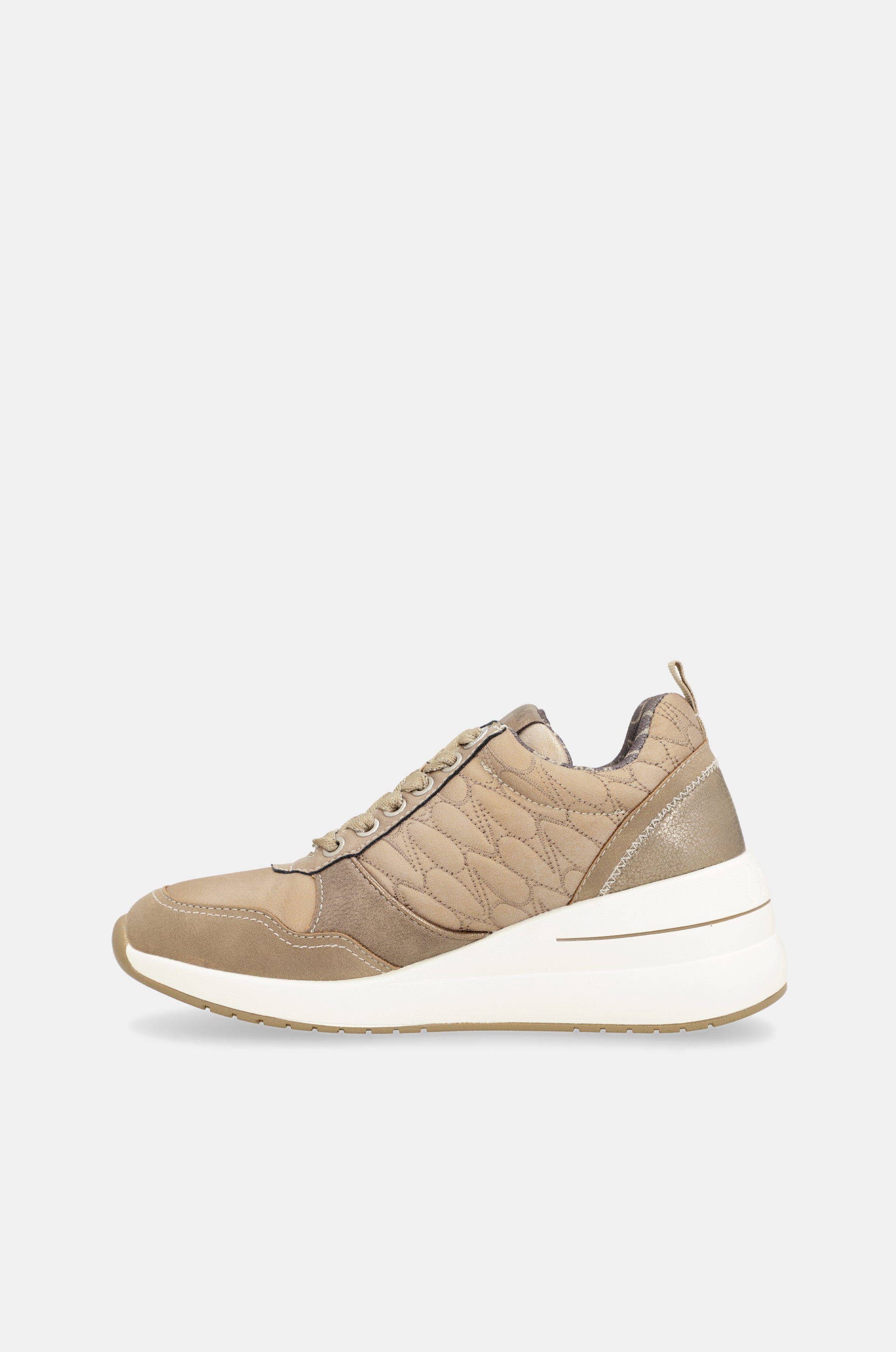 Dreams brown wedge sneakers