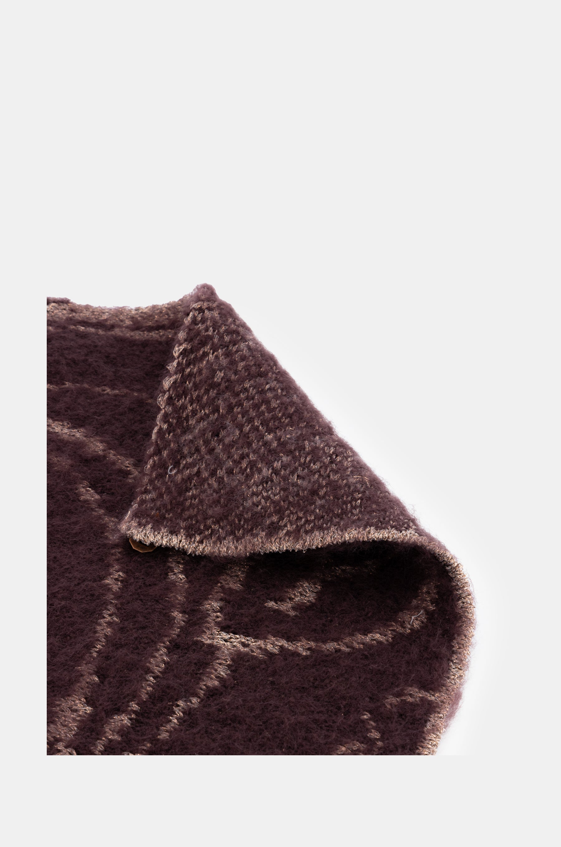 Burgundy combined scarf