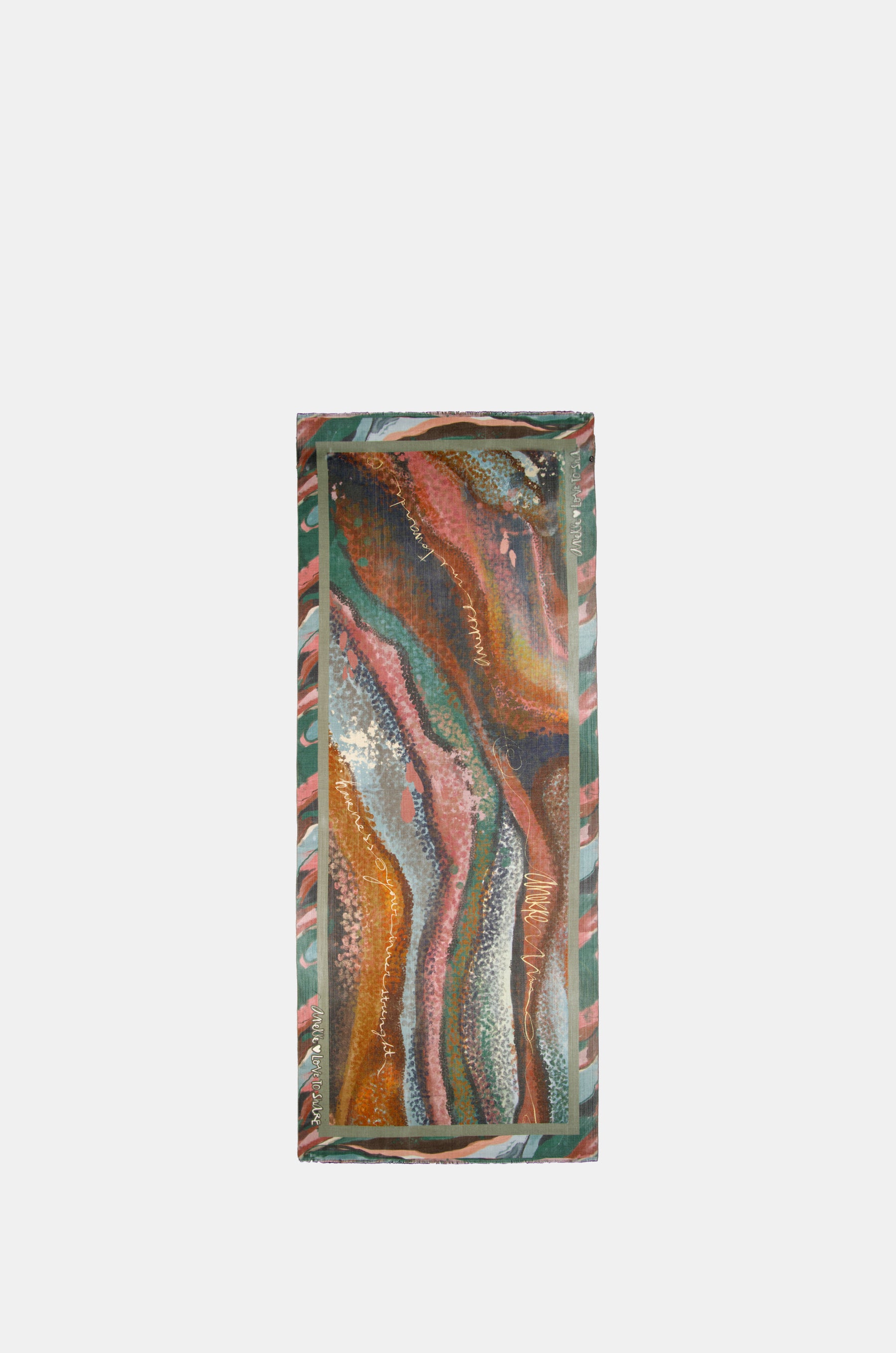 Multicoloured pashmina
