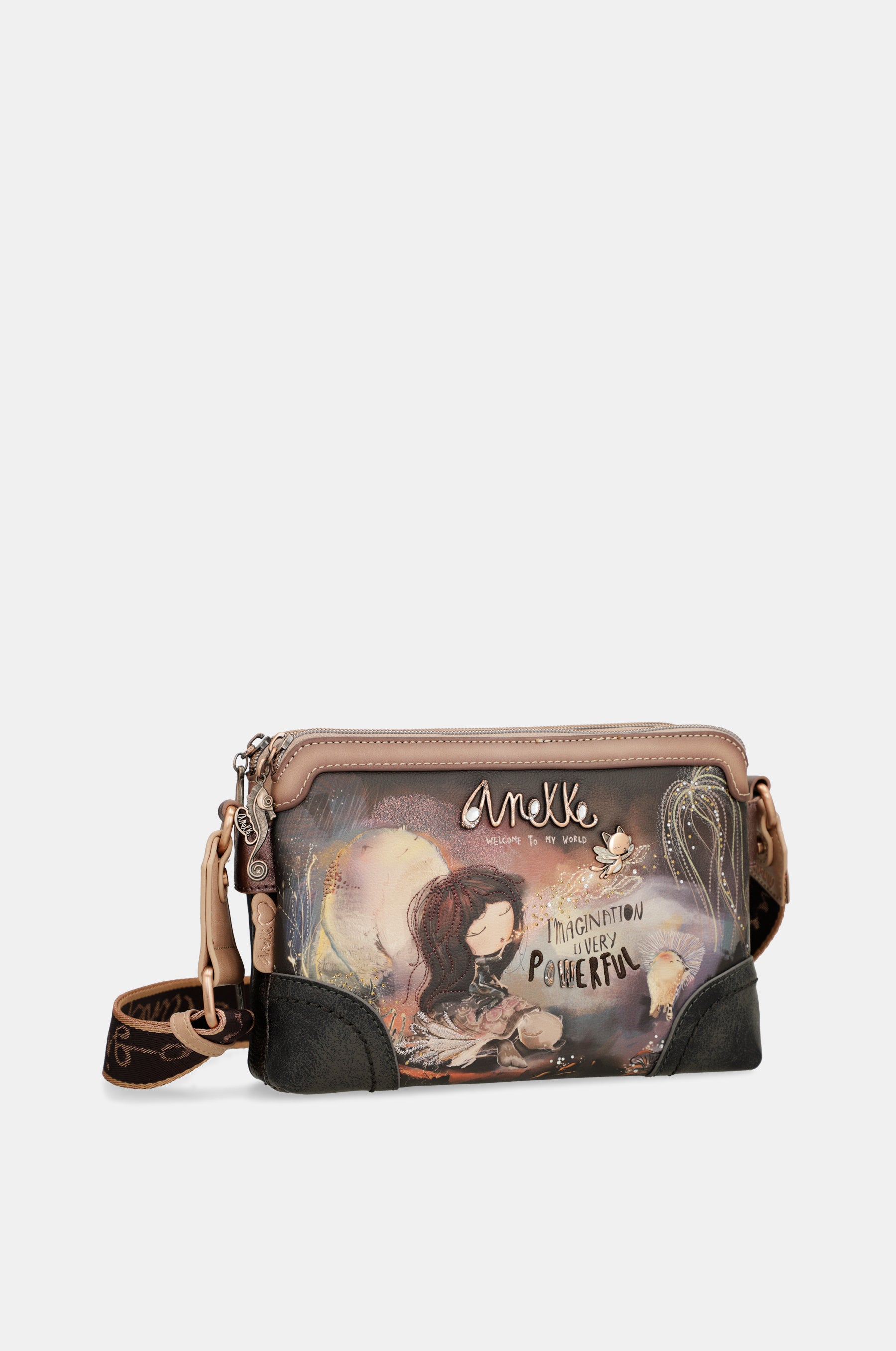 Dreamverse 2-compartment crossbody bag