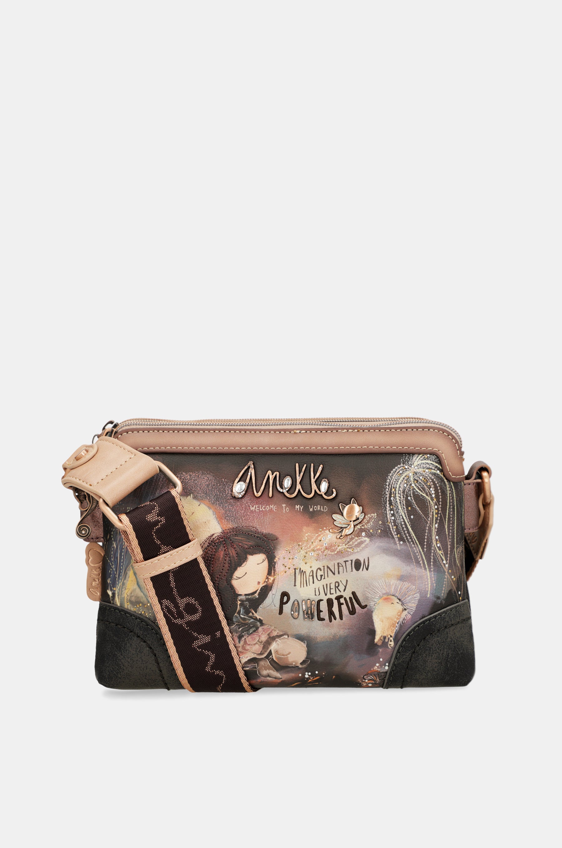 Dreamverse 2-compartment crossbody bag