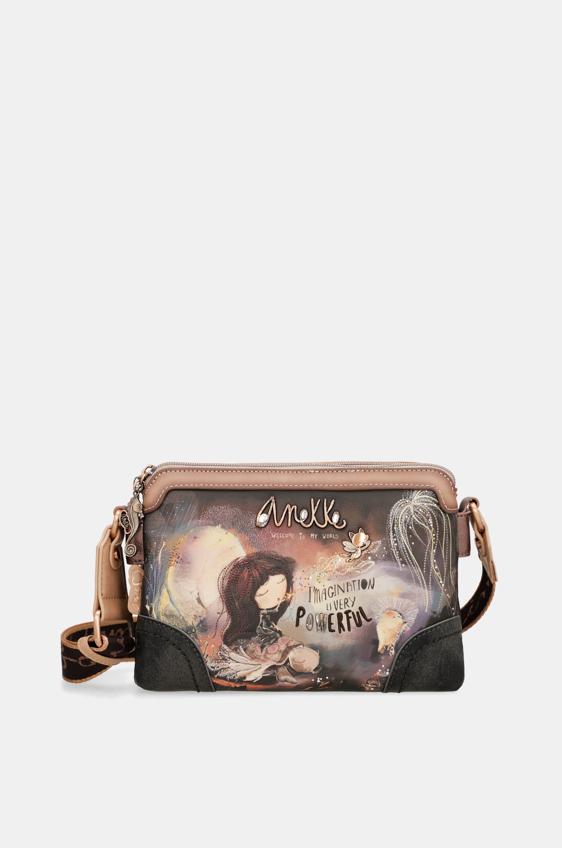 Dreamverse 2-compartment crossbody bag