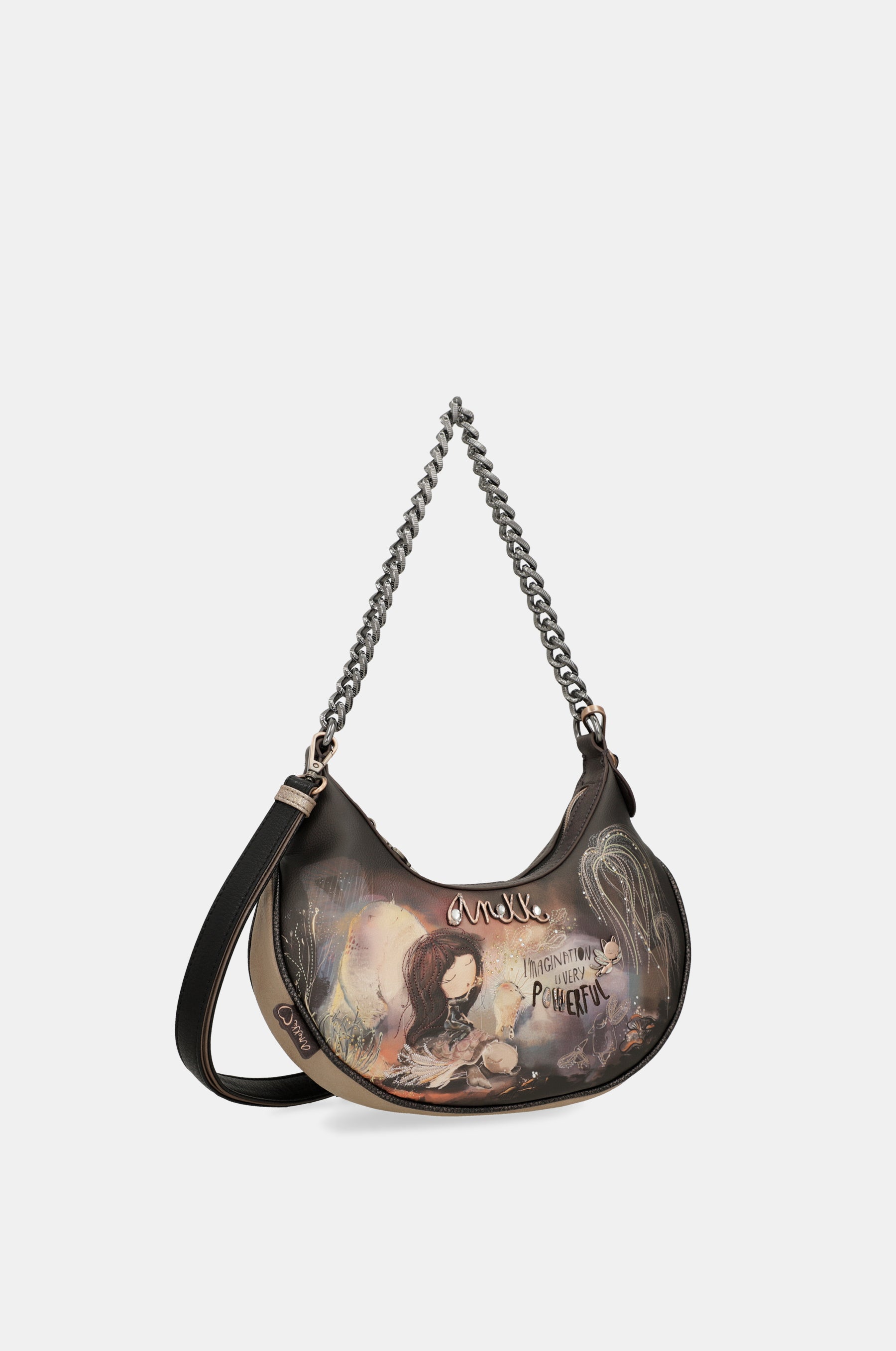 Dreamverse crossbody bag with metal handle