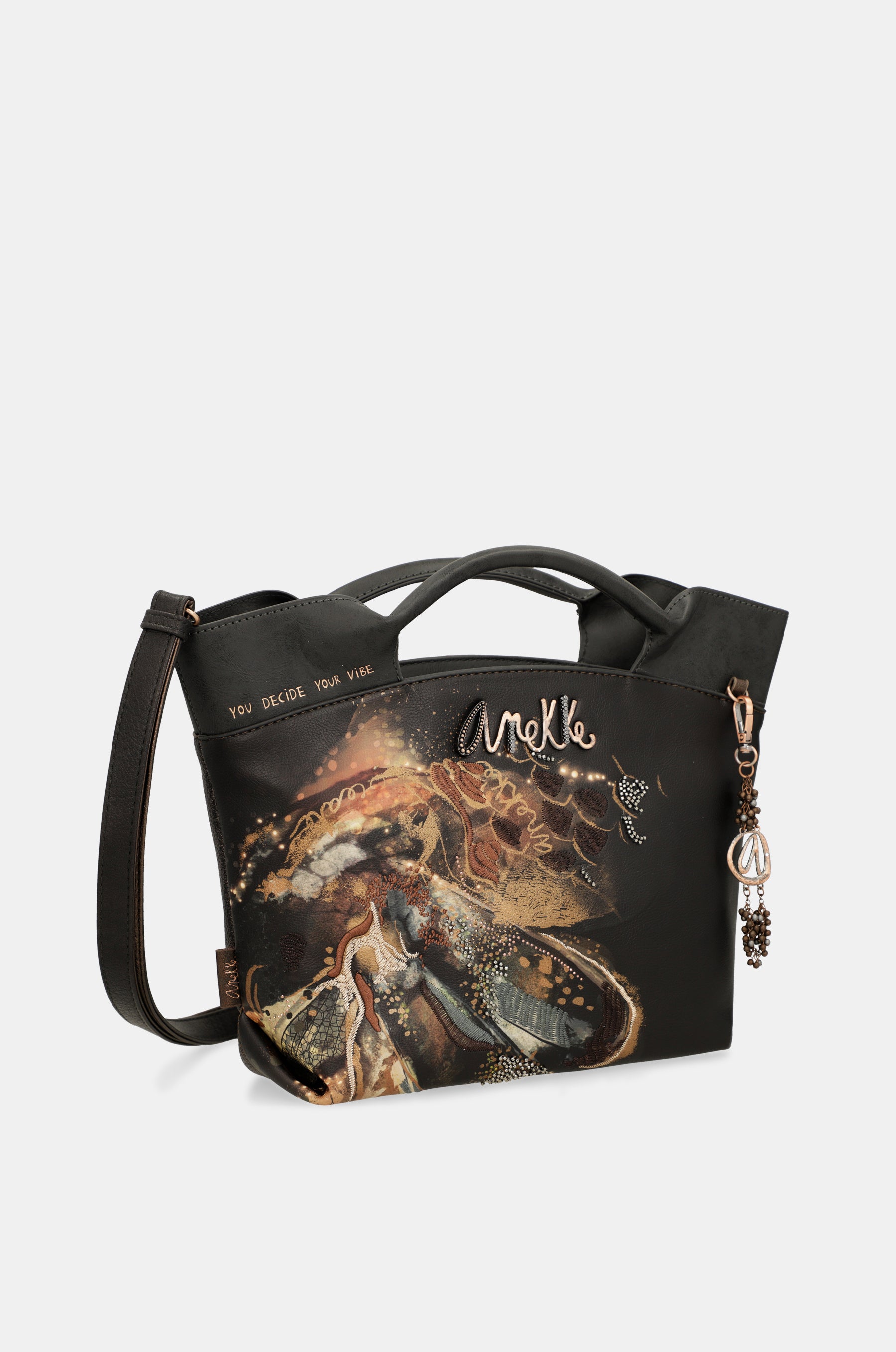 Wings short handles crossbody bag