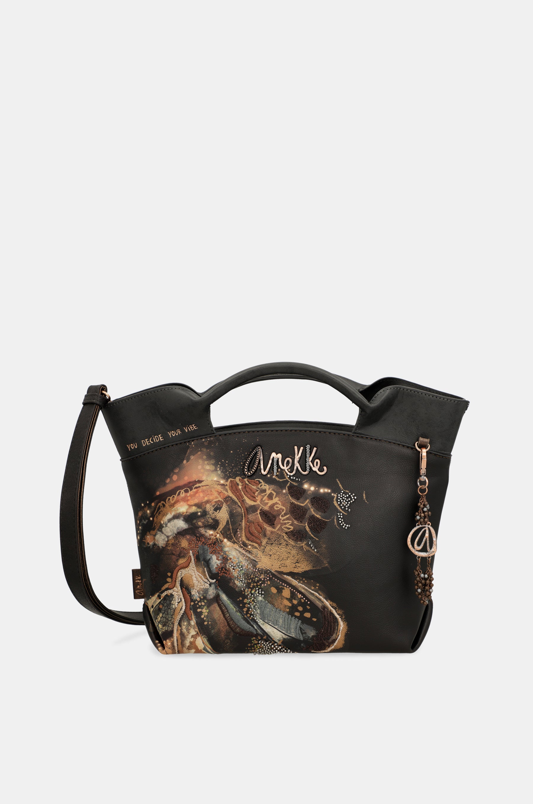 Wings short handles crossbody bag
