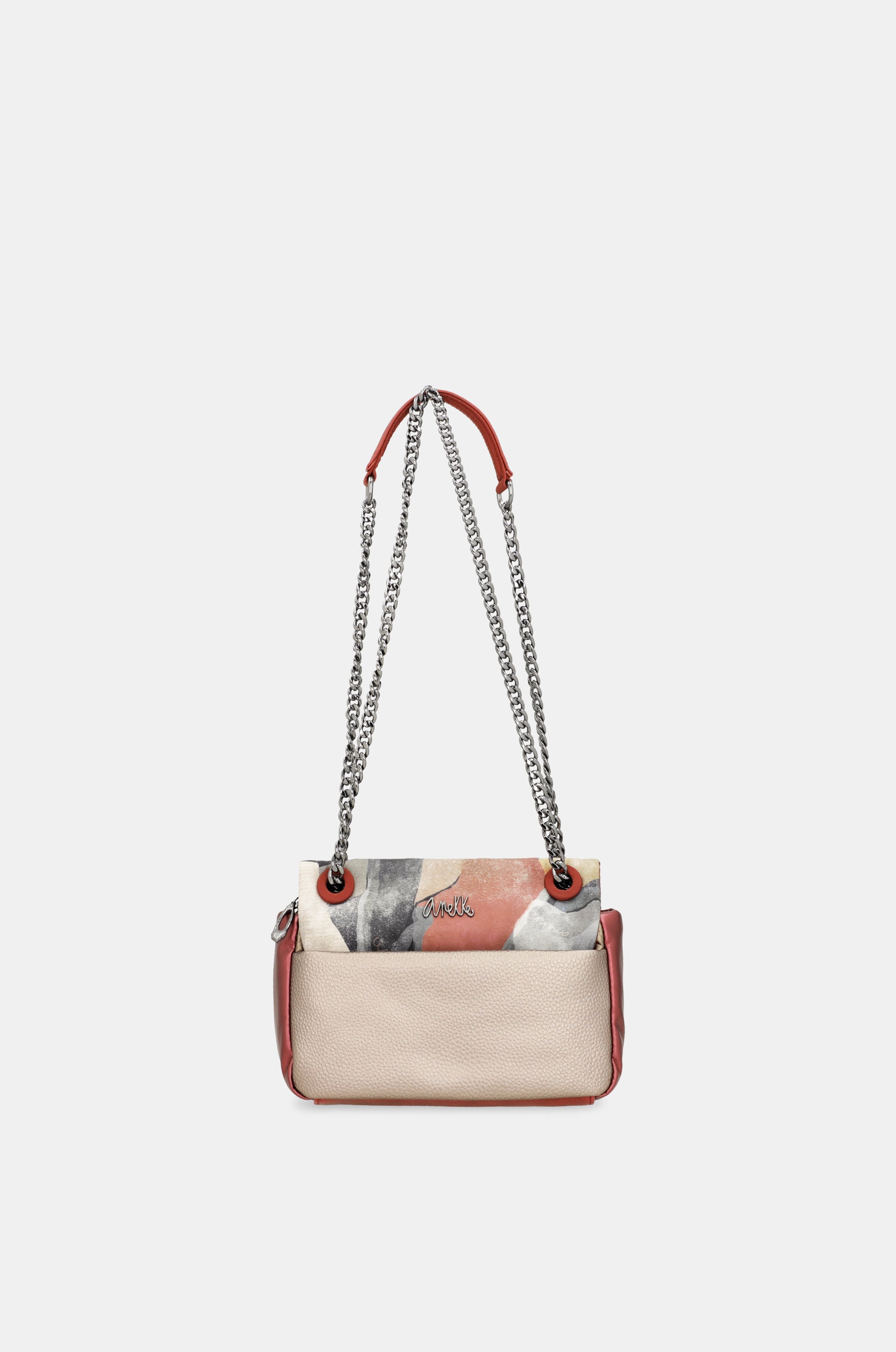Imaginary crossbody bag with flap