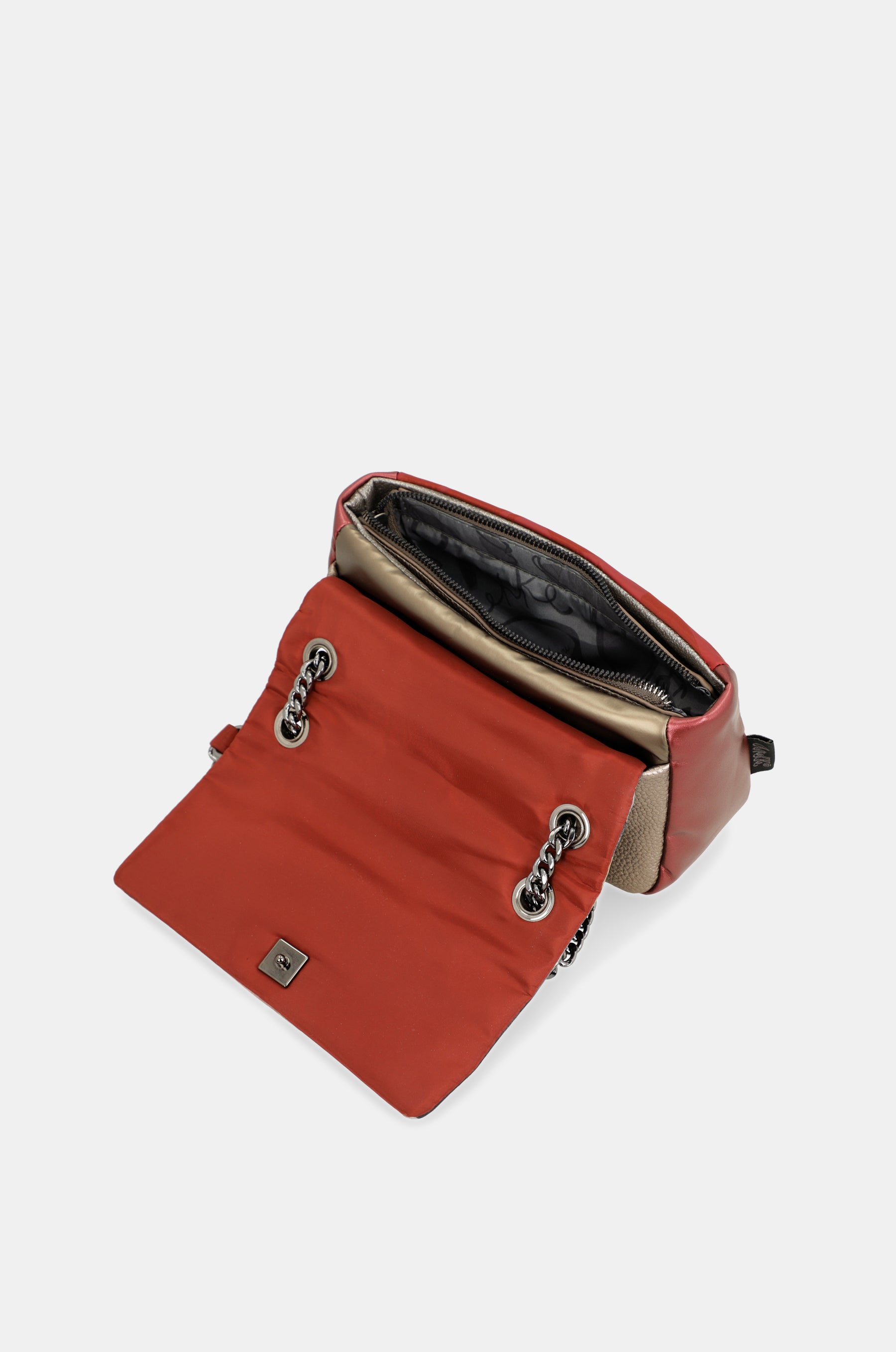 Imaginary crossbody bag with flap