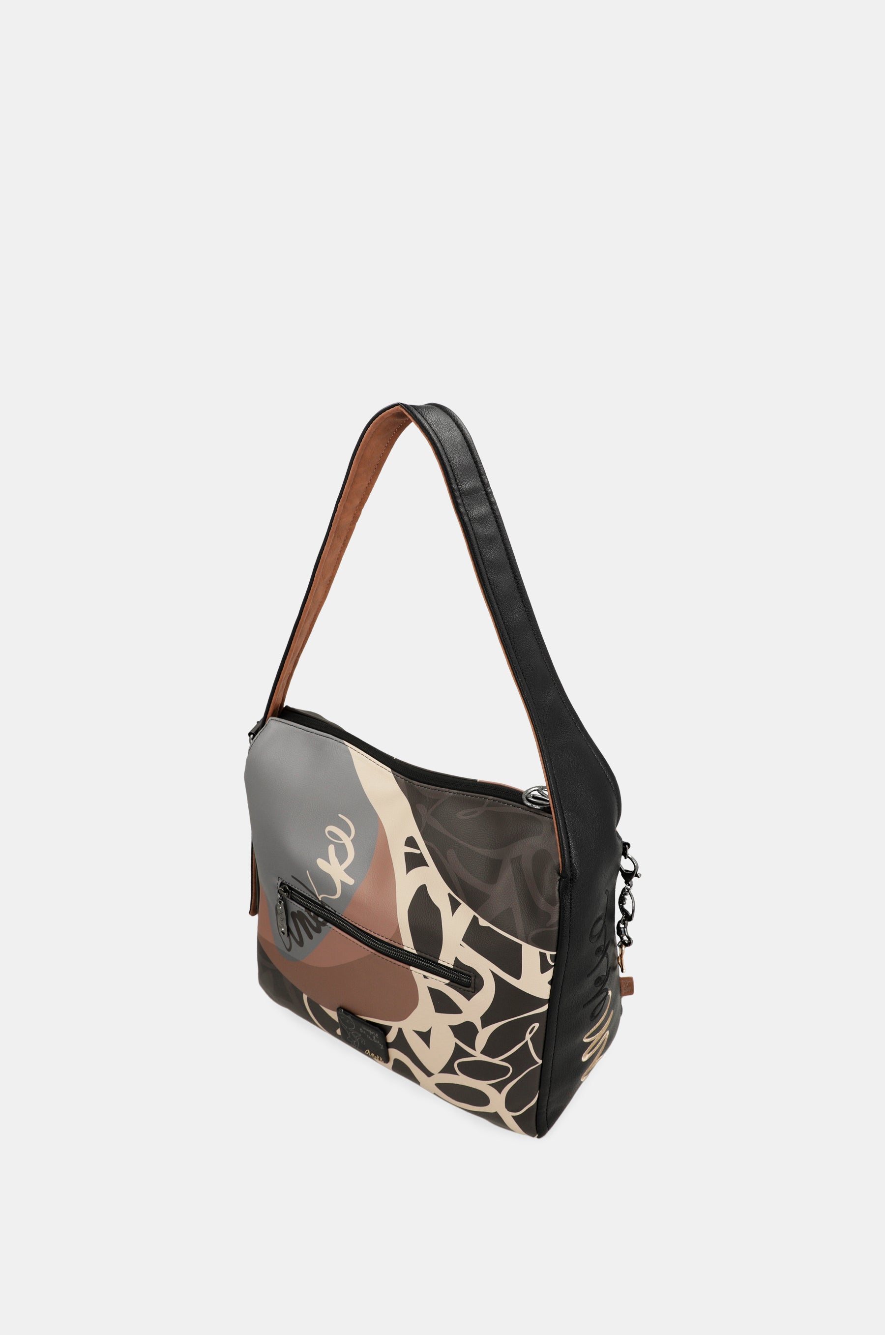 Heartbeat short handle shoulder bag