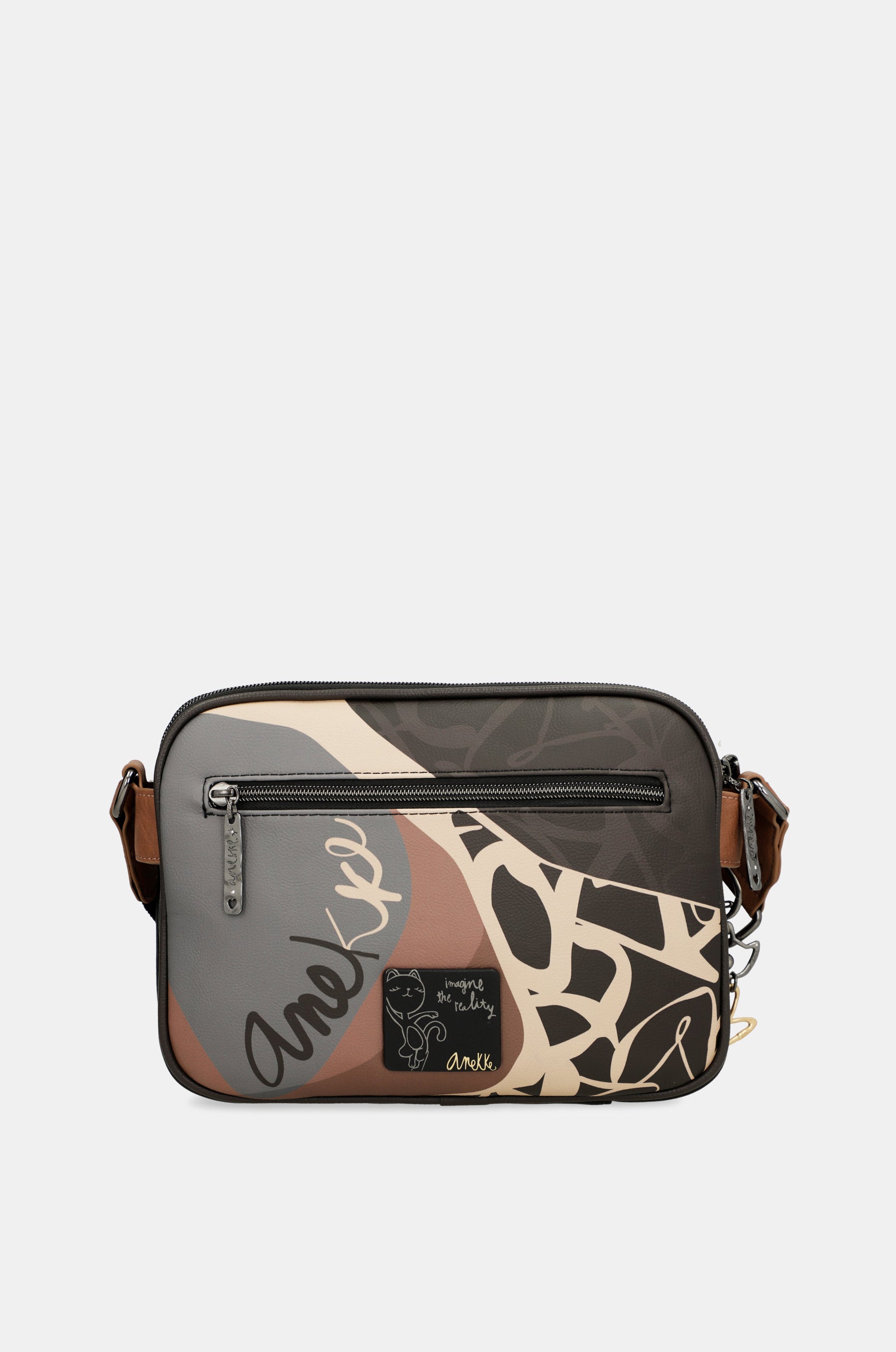 Heartbeat 3-compartment crossbody bag