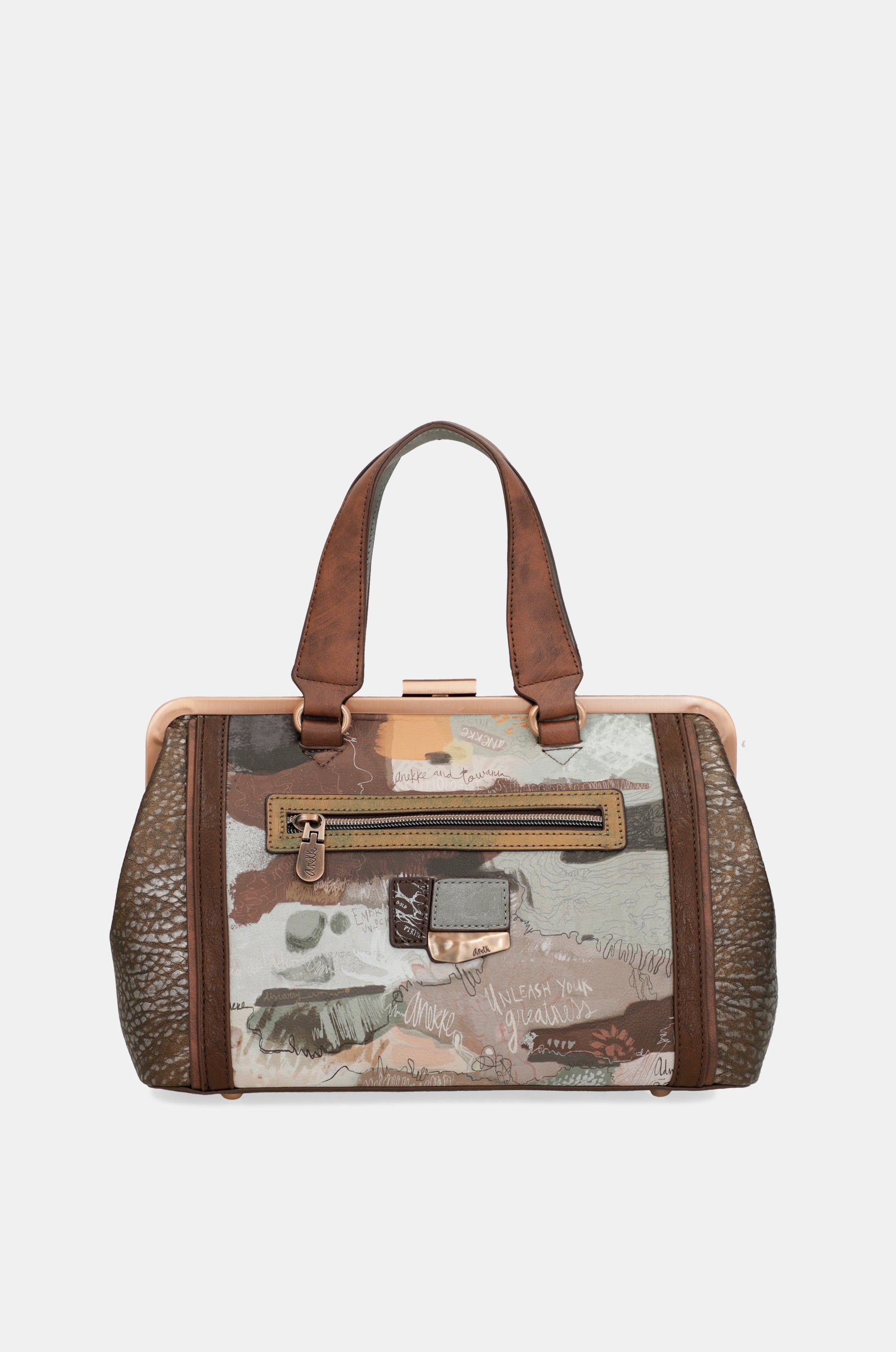 Core kiss clasp bag