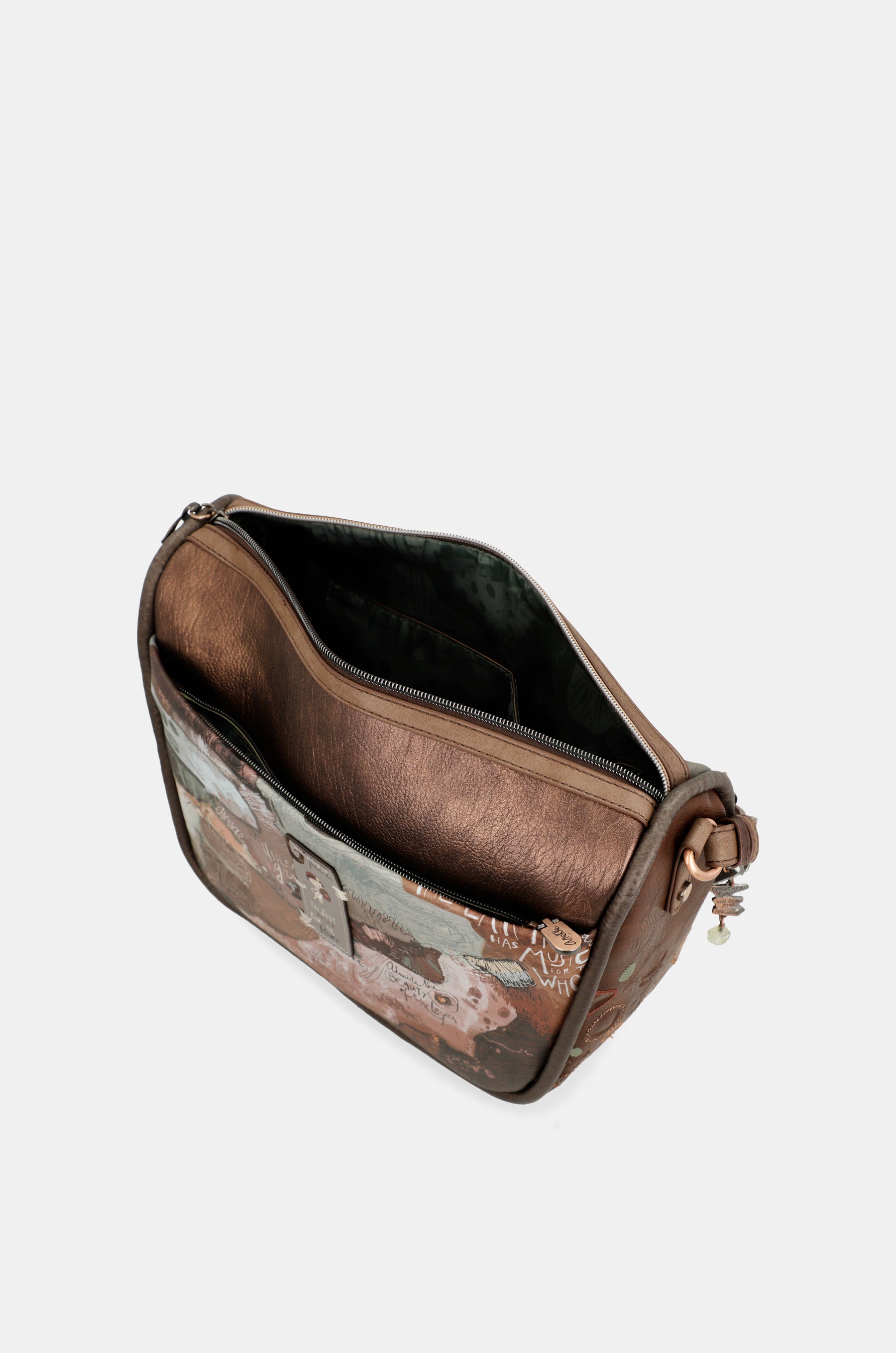 Core 3-compartment crossbody bag