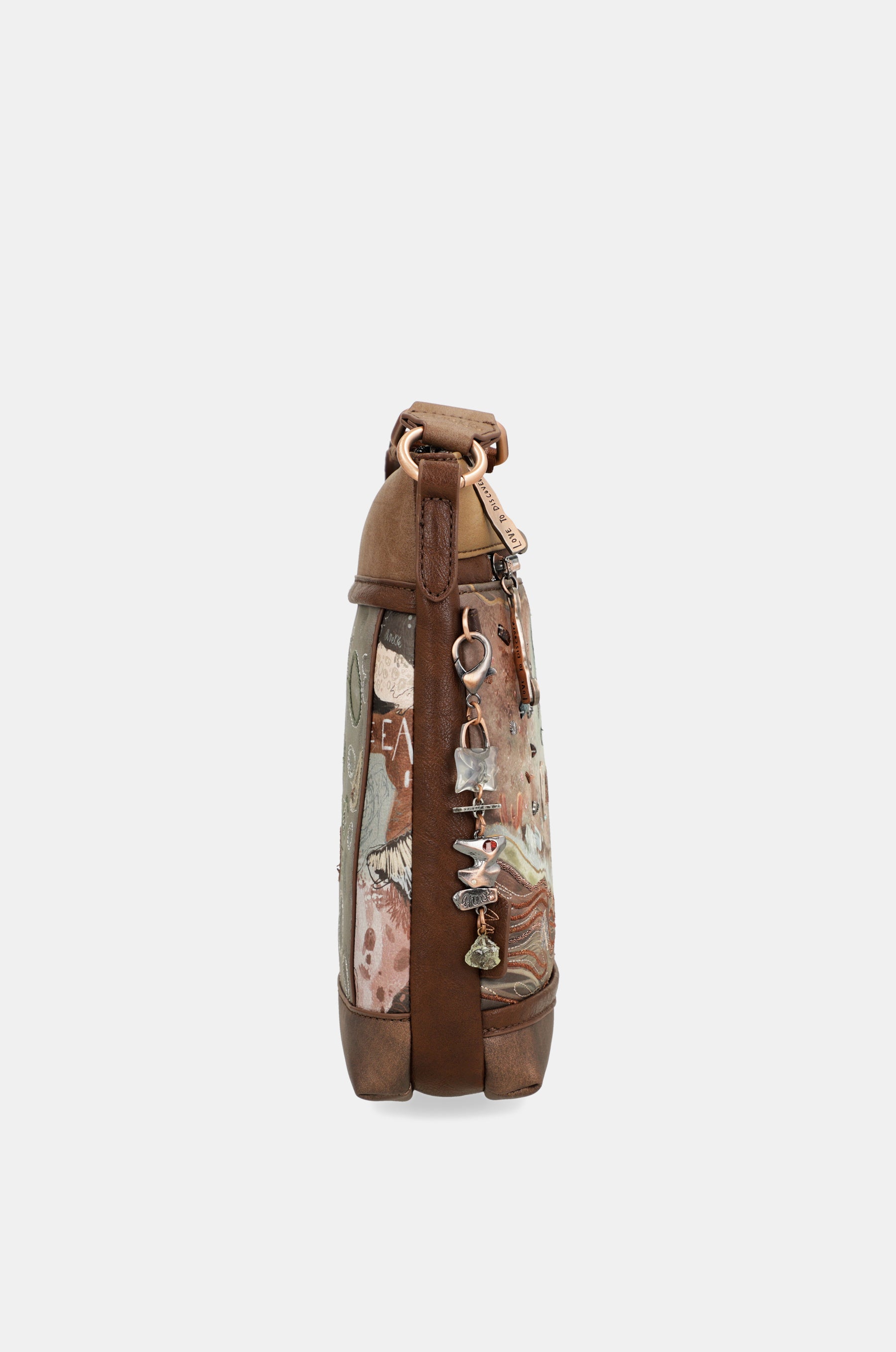 Core 3-compartment medium crossbody bag