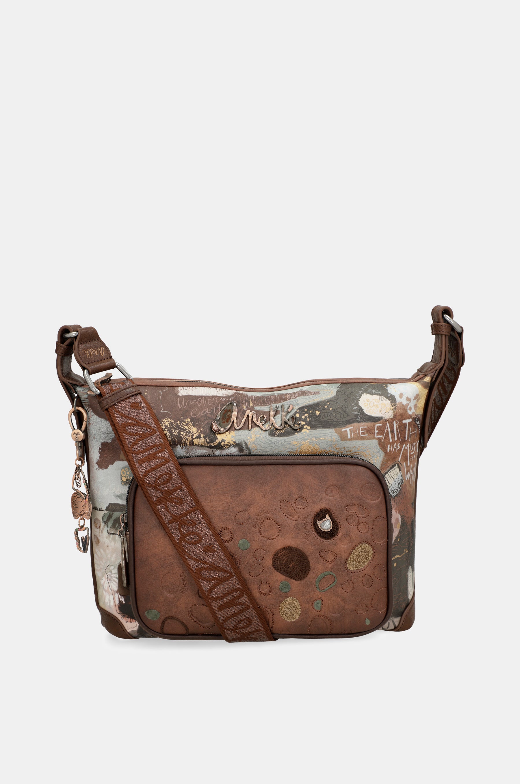 Outer crossbody large bag with pockets