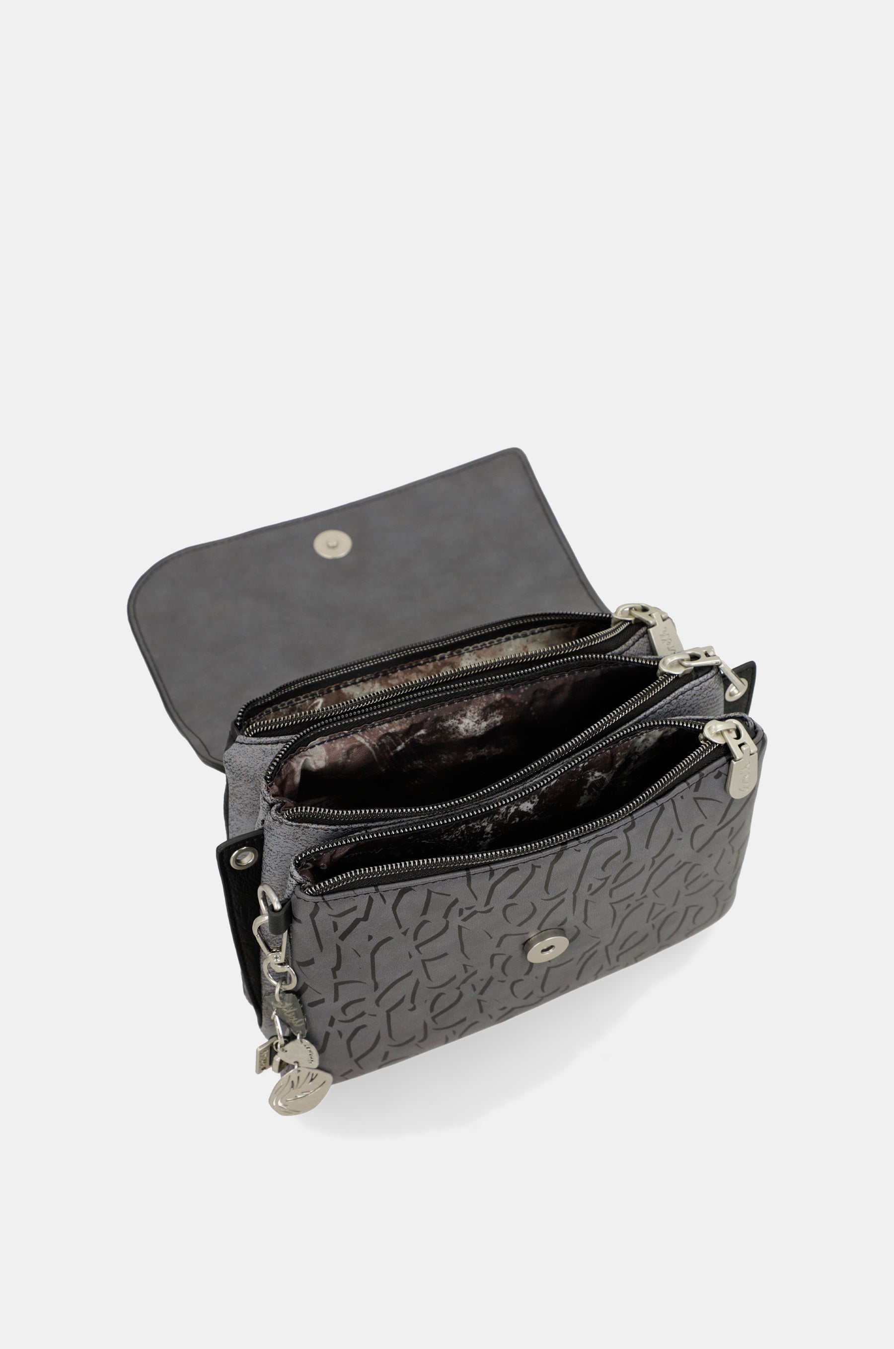 Crust crossbody bag with flap
