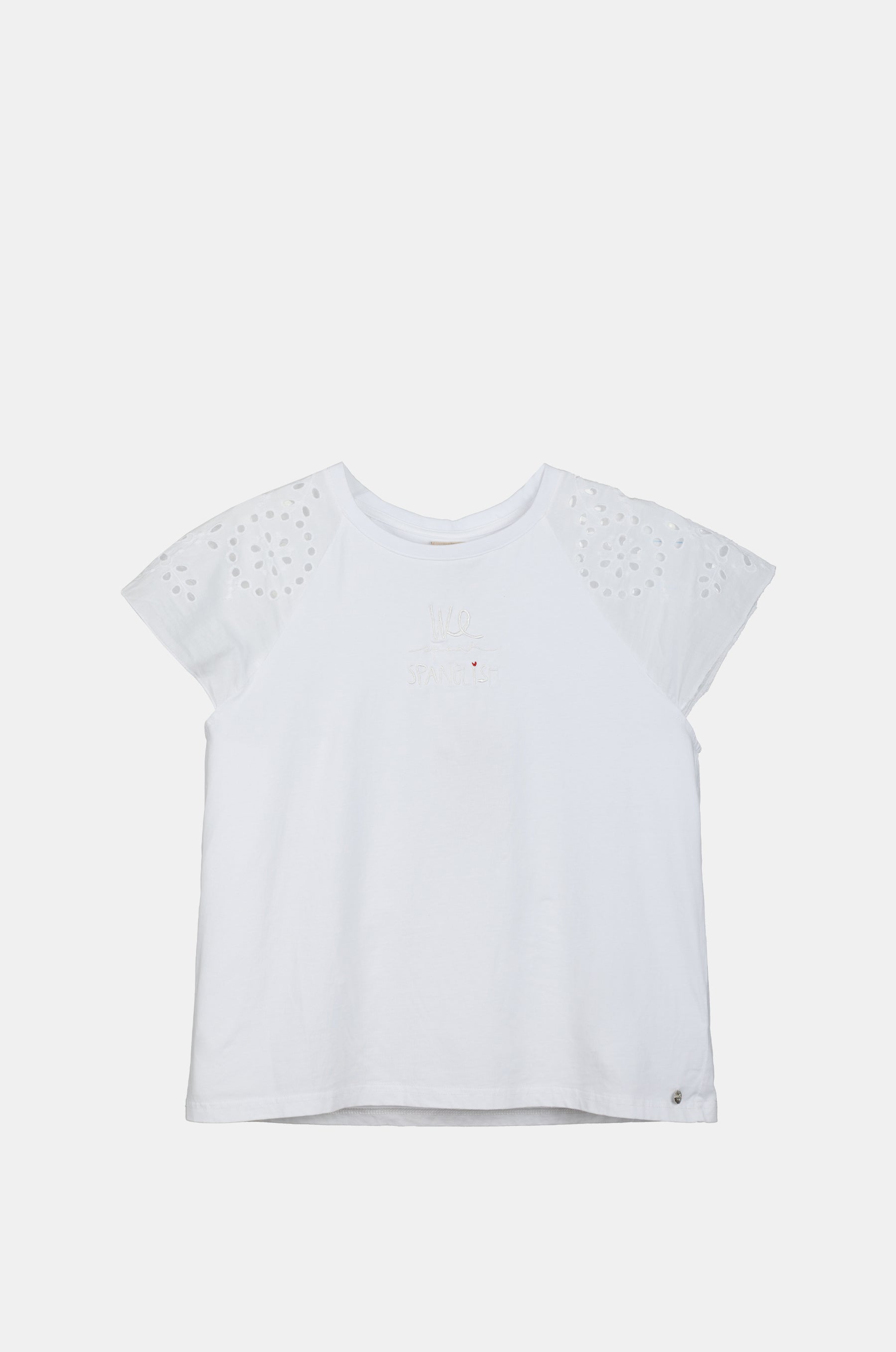 White short-sleeve T-shirt Anekke
