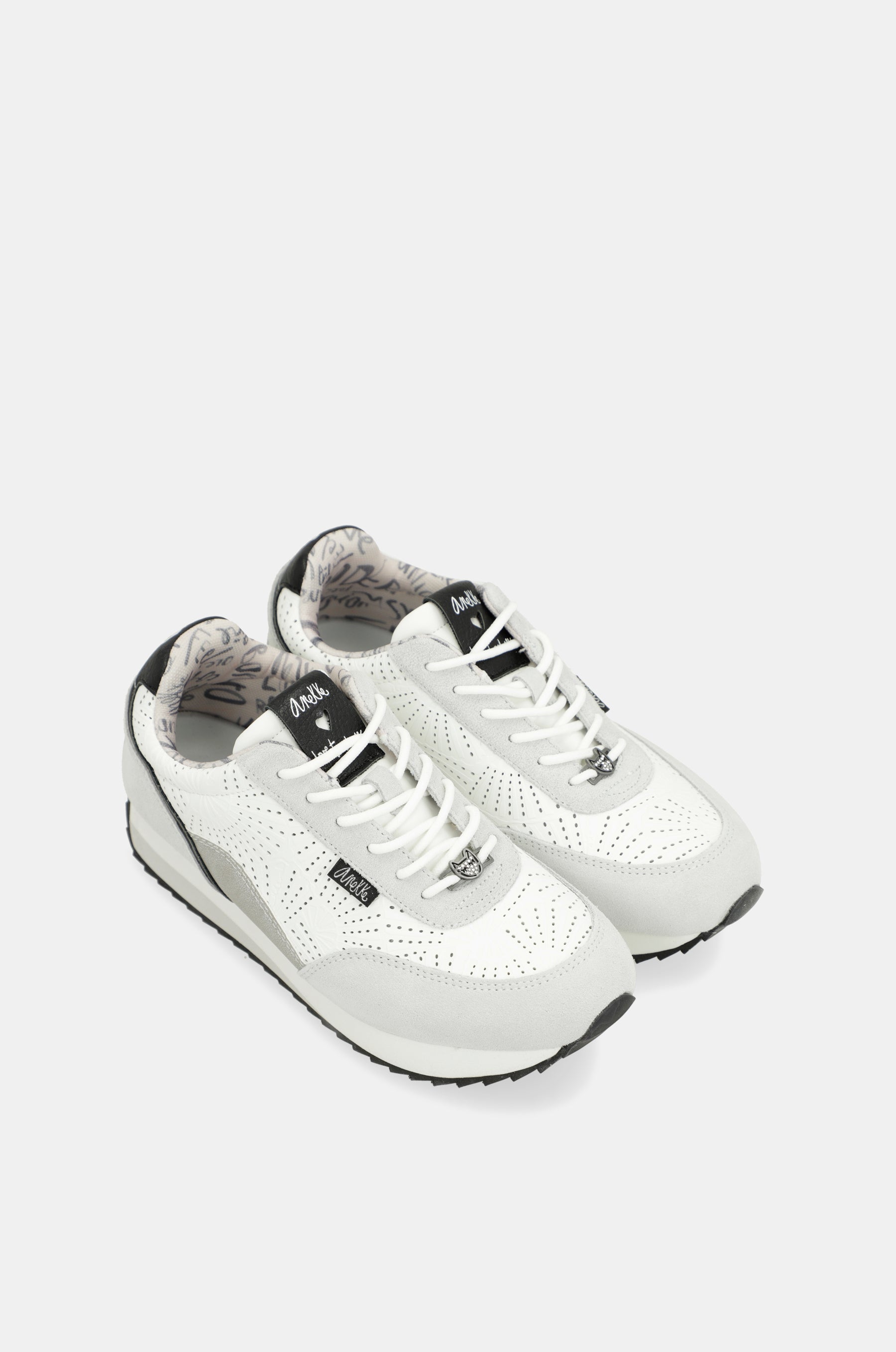 White Polka Dot Sneakers