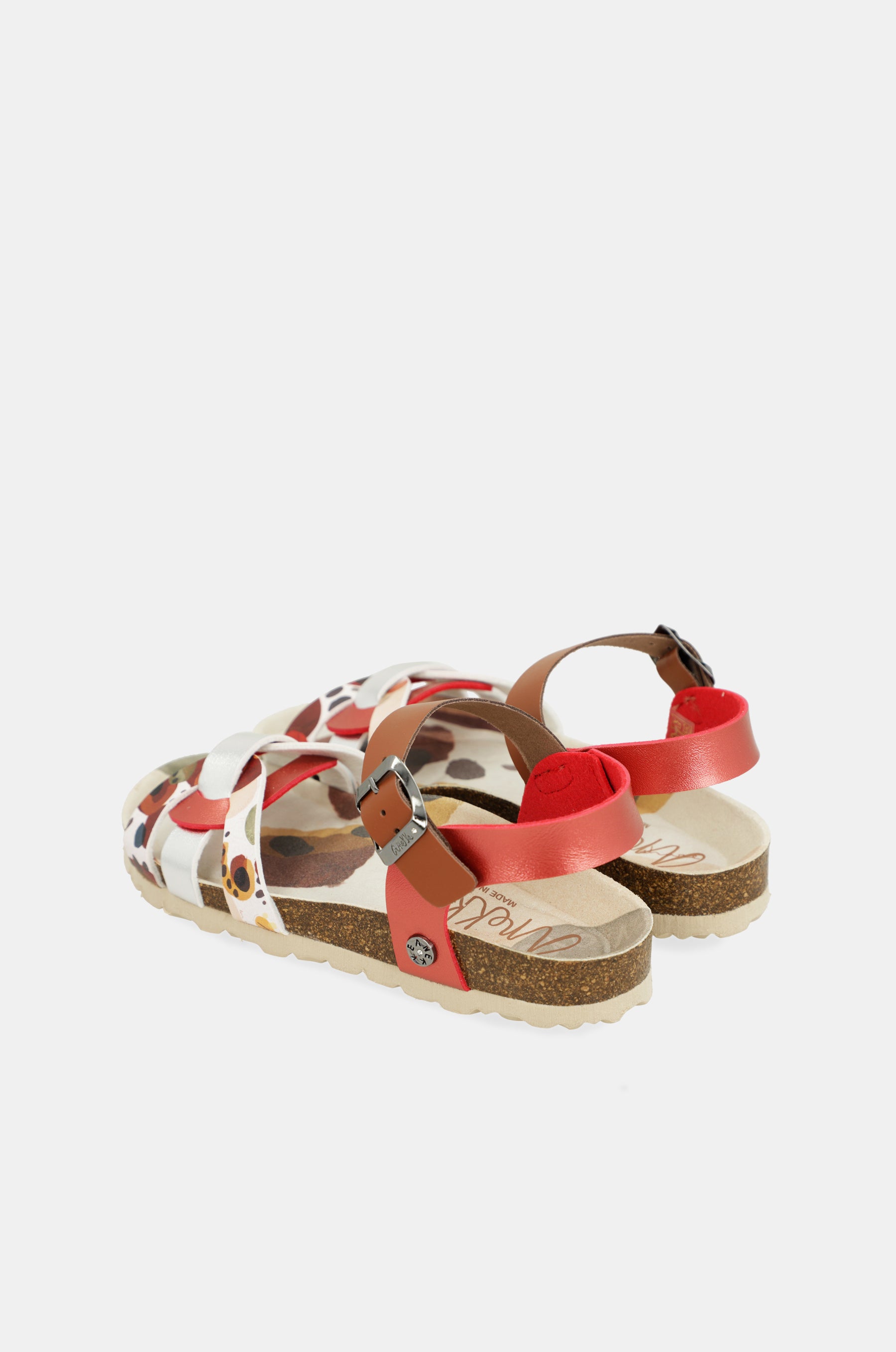 Alma red strappy sandals