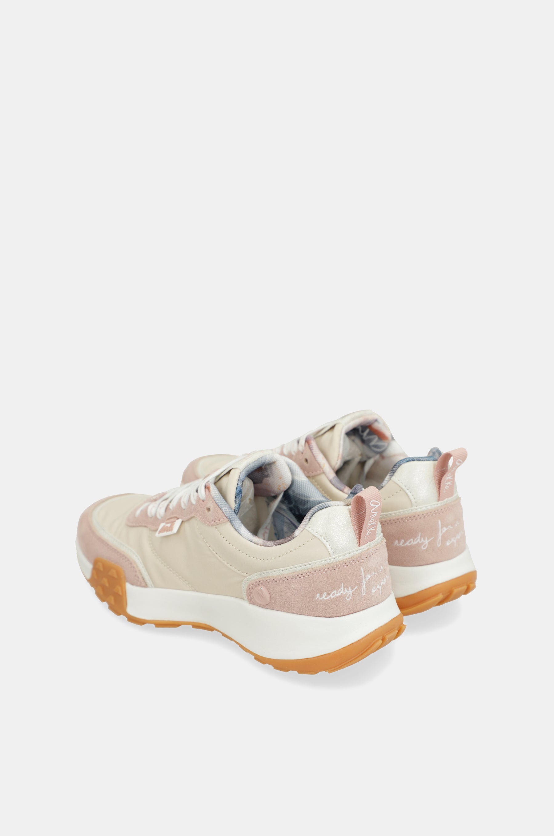 Retro pink sneakers