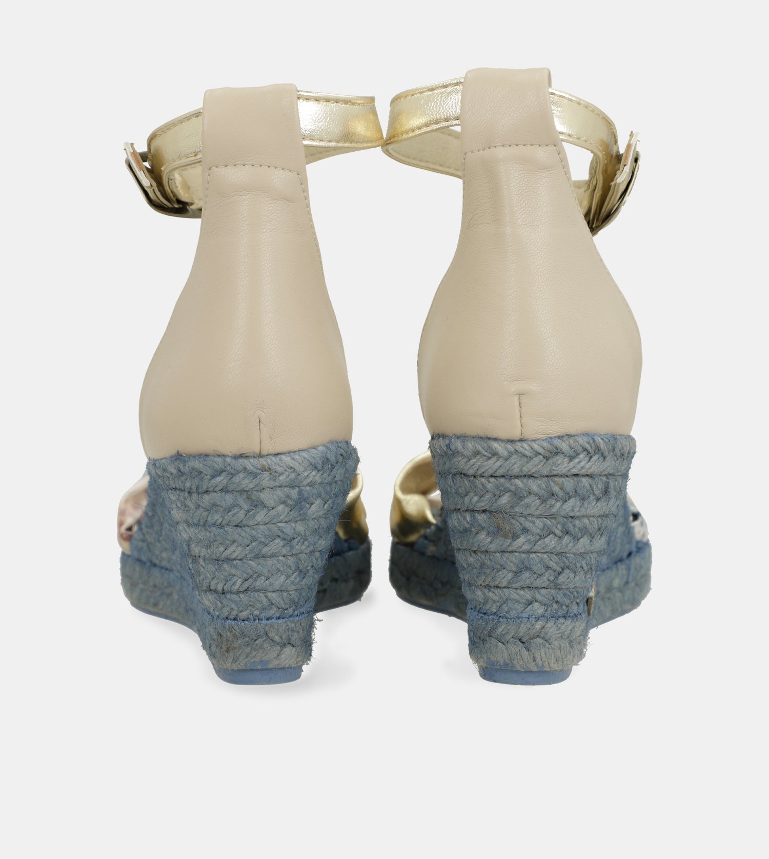 Blue wedge sandals Memories