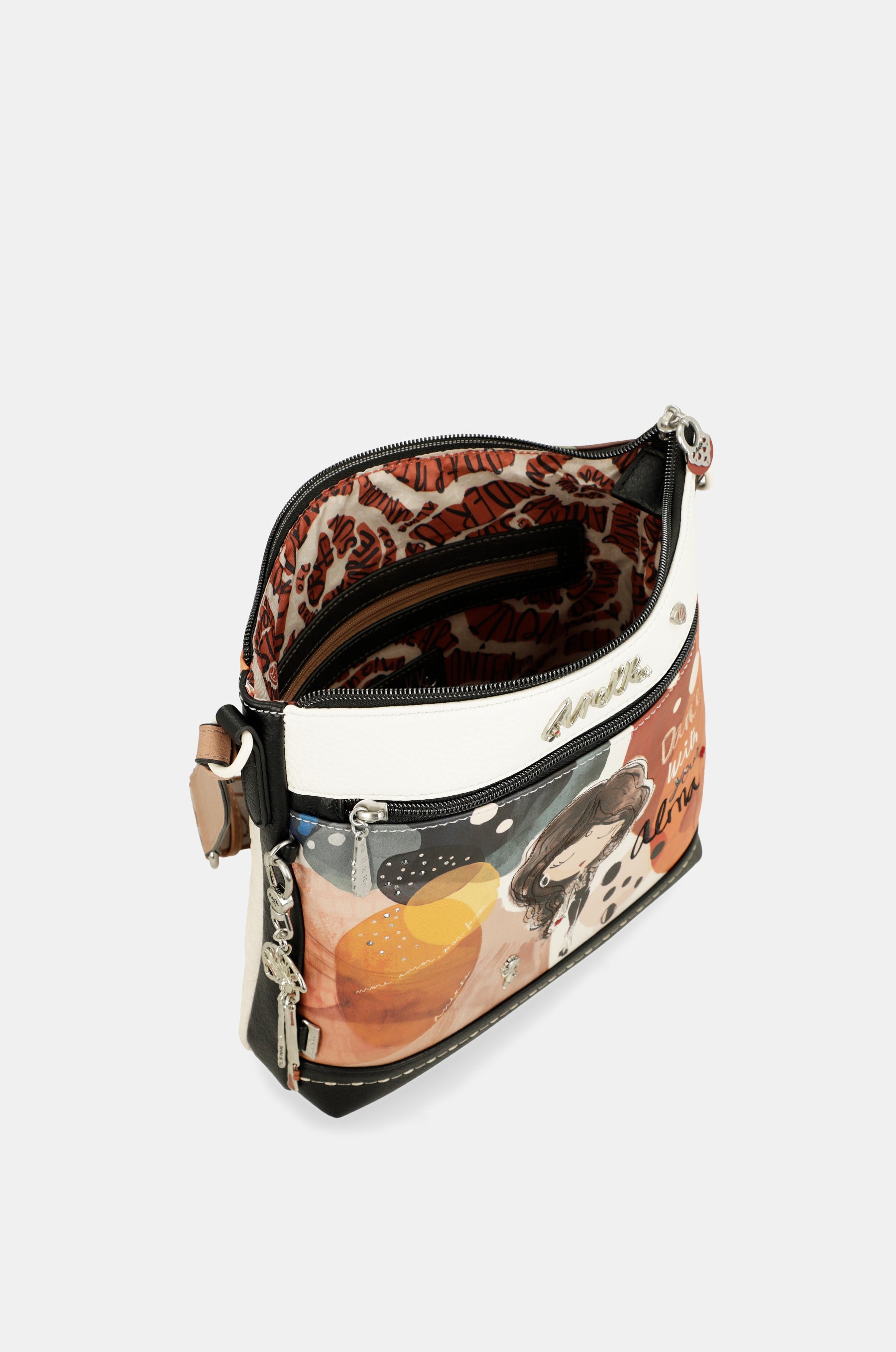 Crossbody bag with front pocket Alma