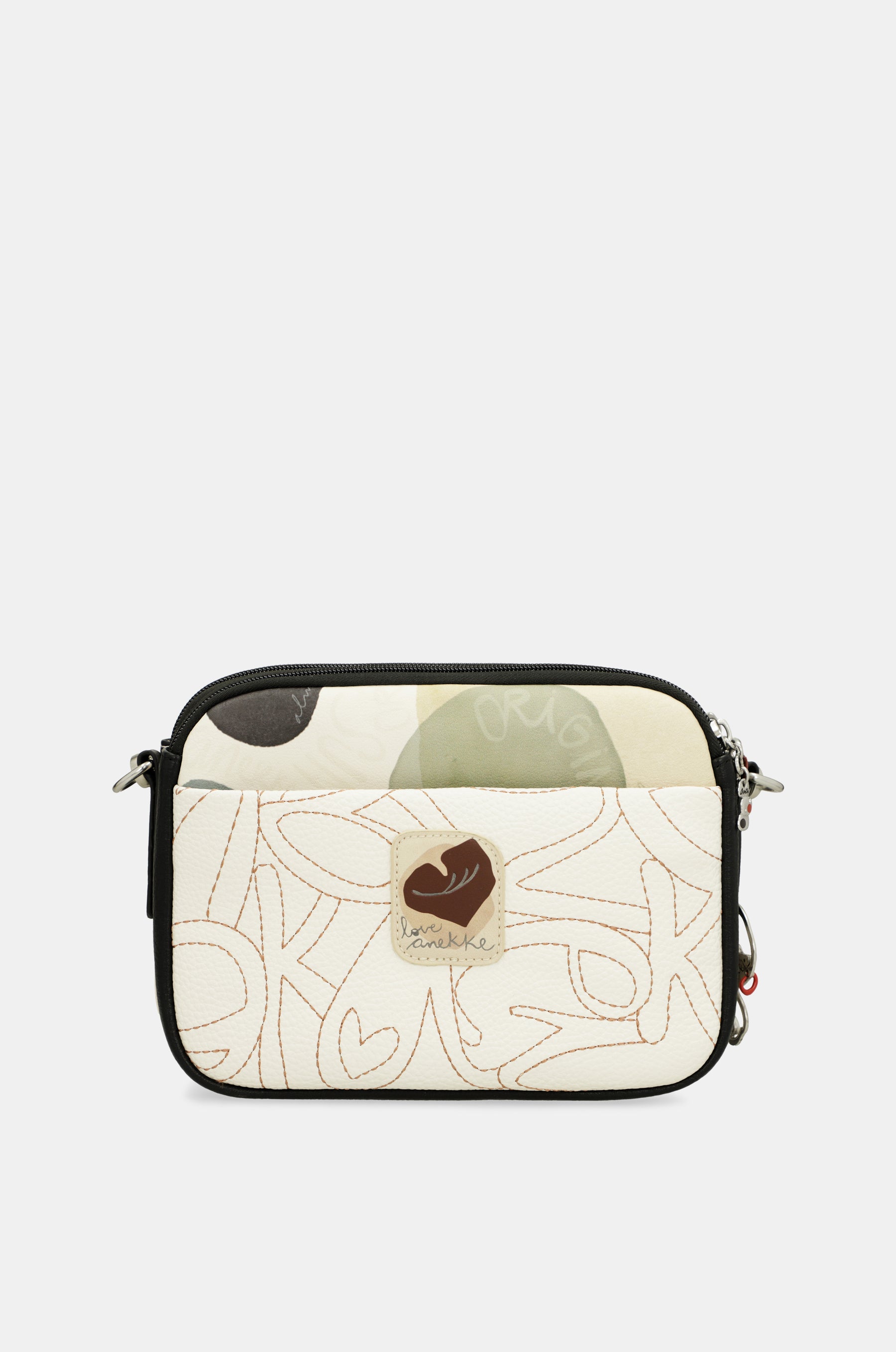 Oval flap crossbody bag Alma