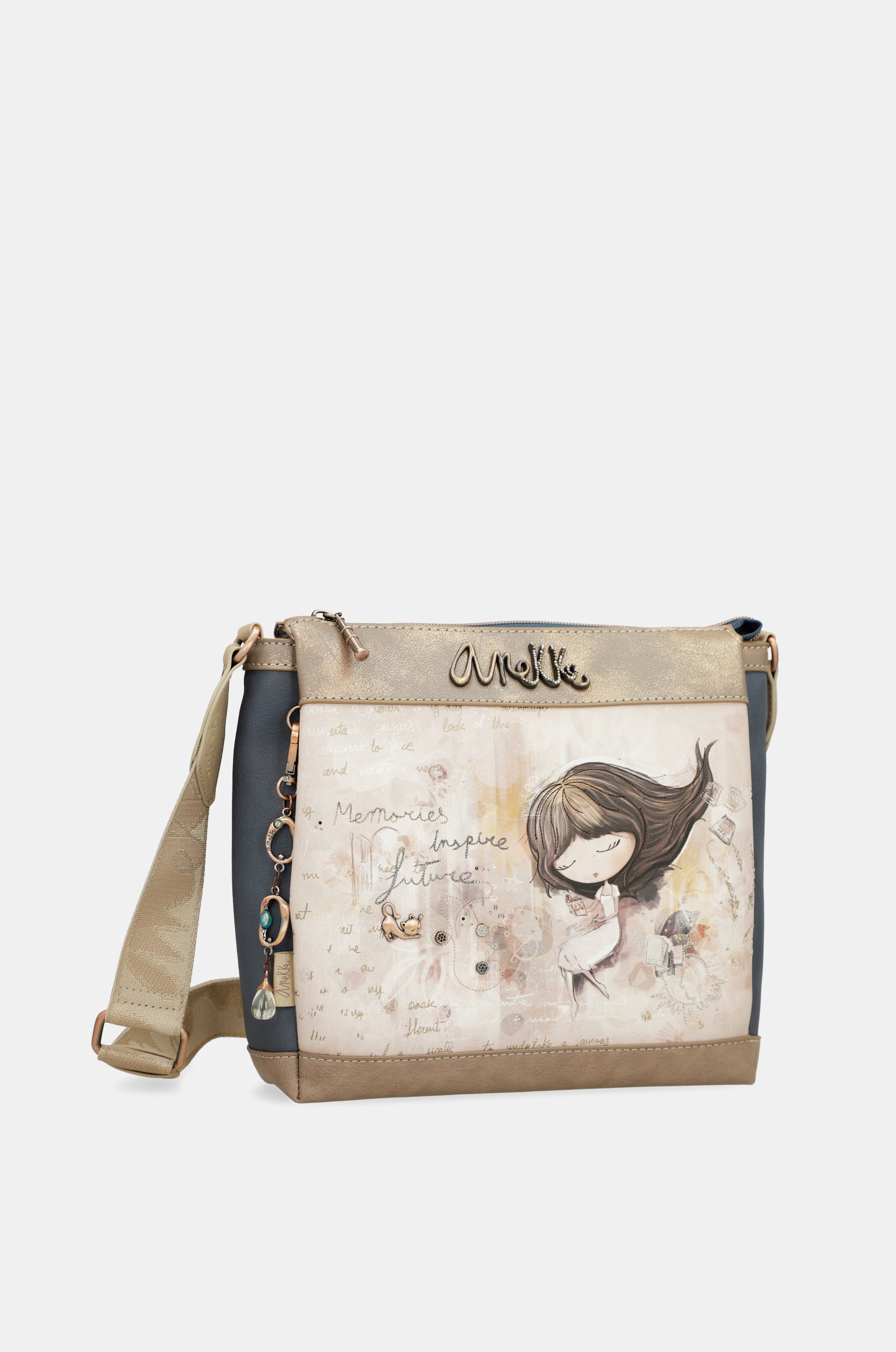 Crossbody bag with 3 compartments Memories