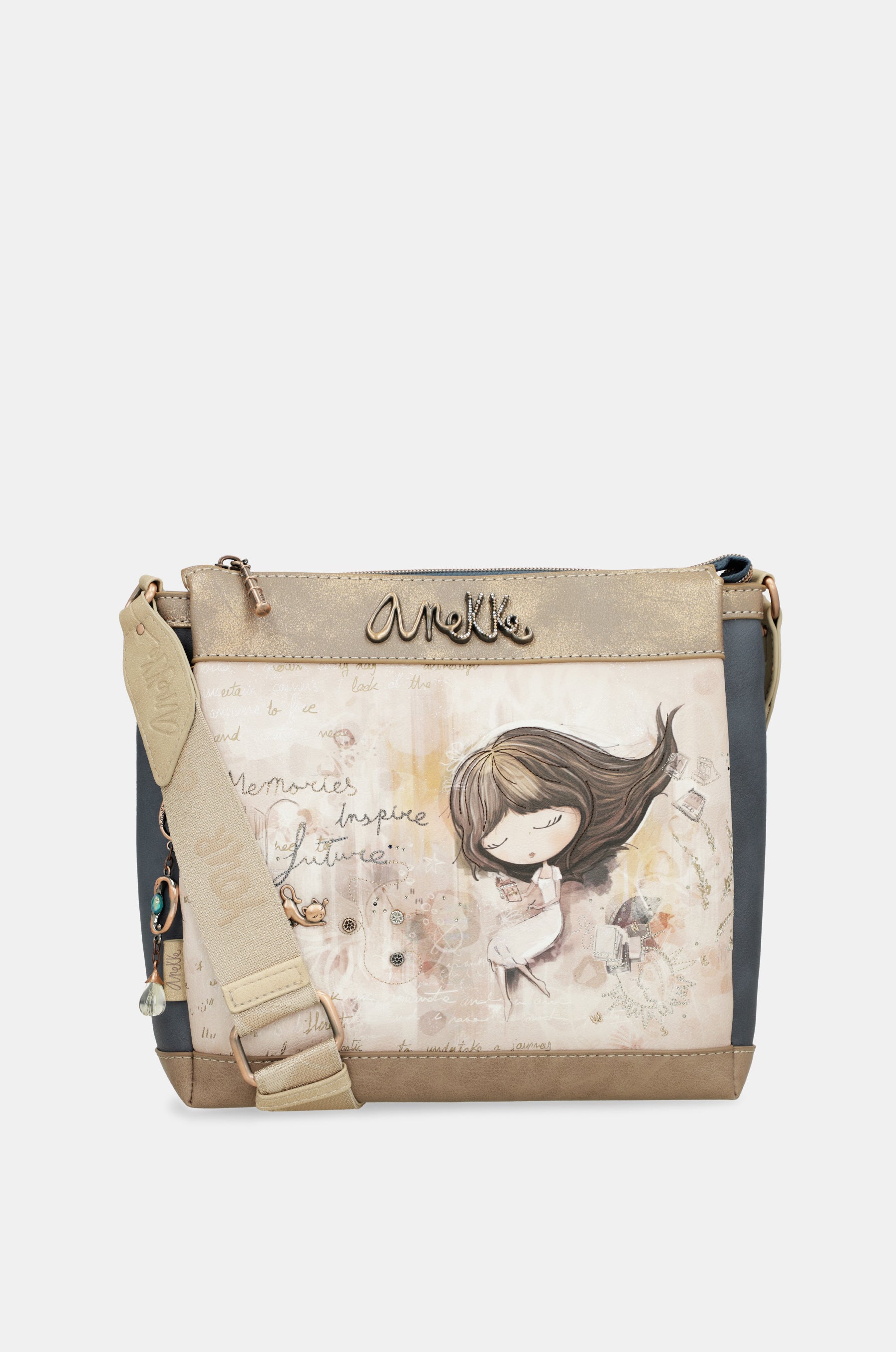 Crossbody bag with 3 compartments Memories