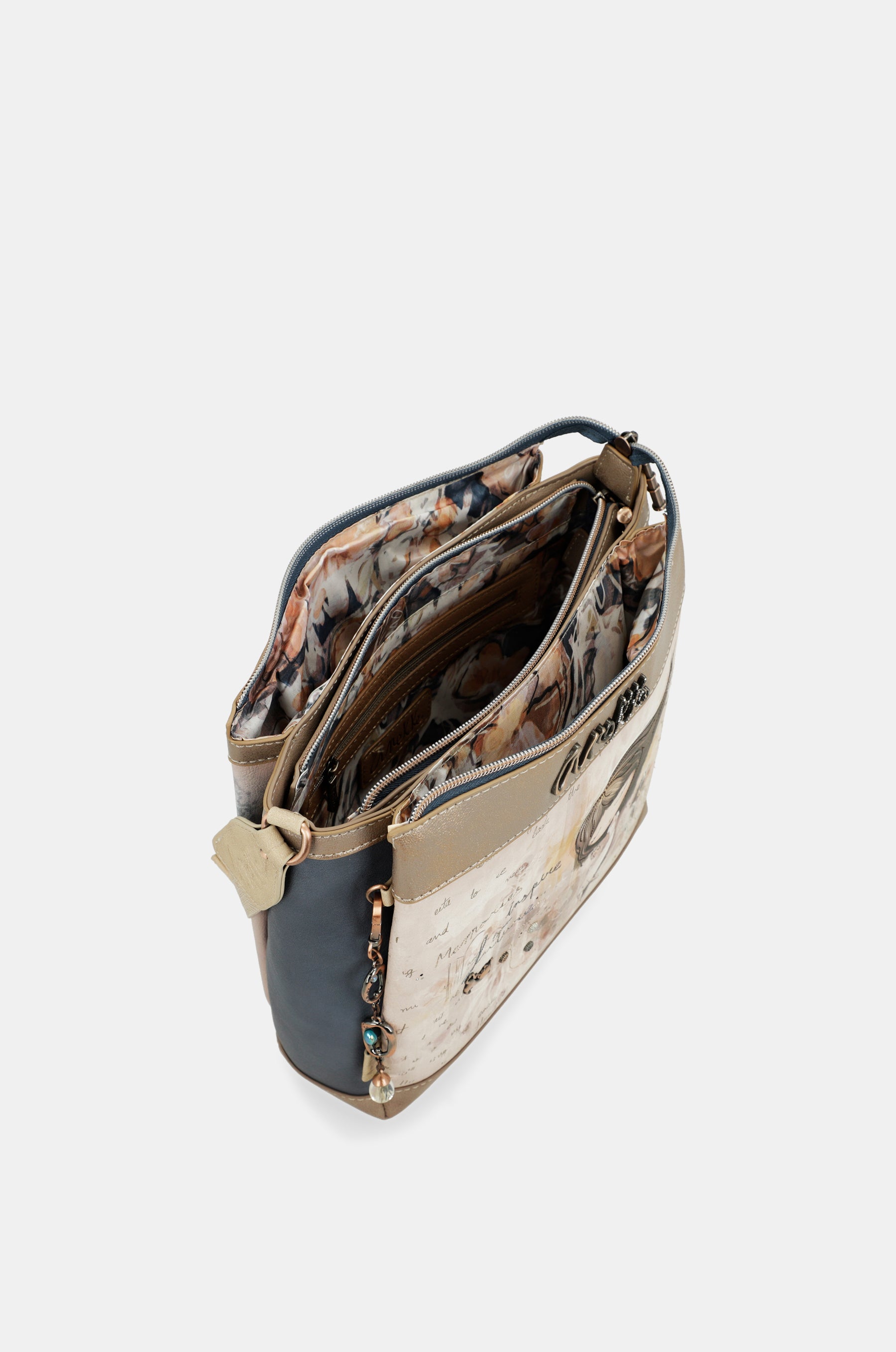Crossbody bag with 3 compartments Memories
