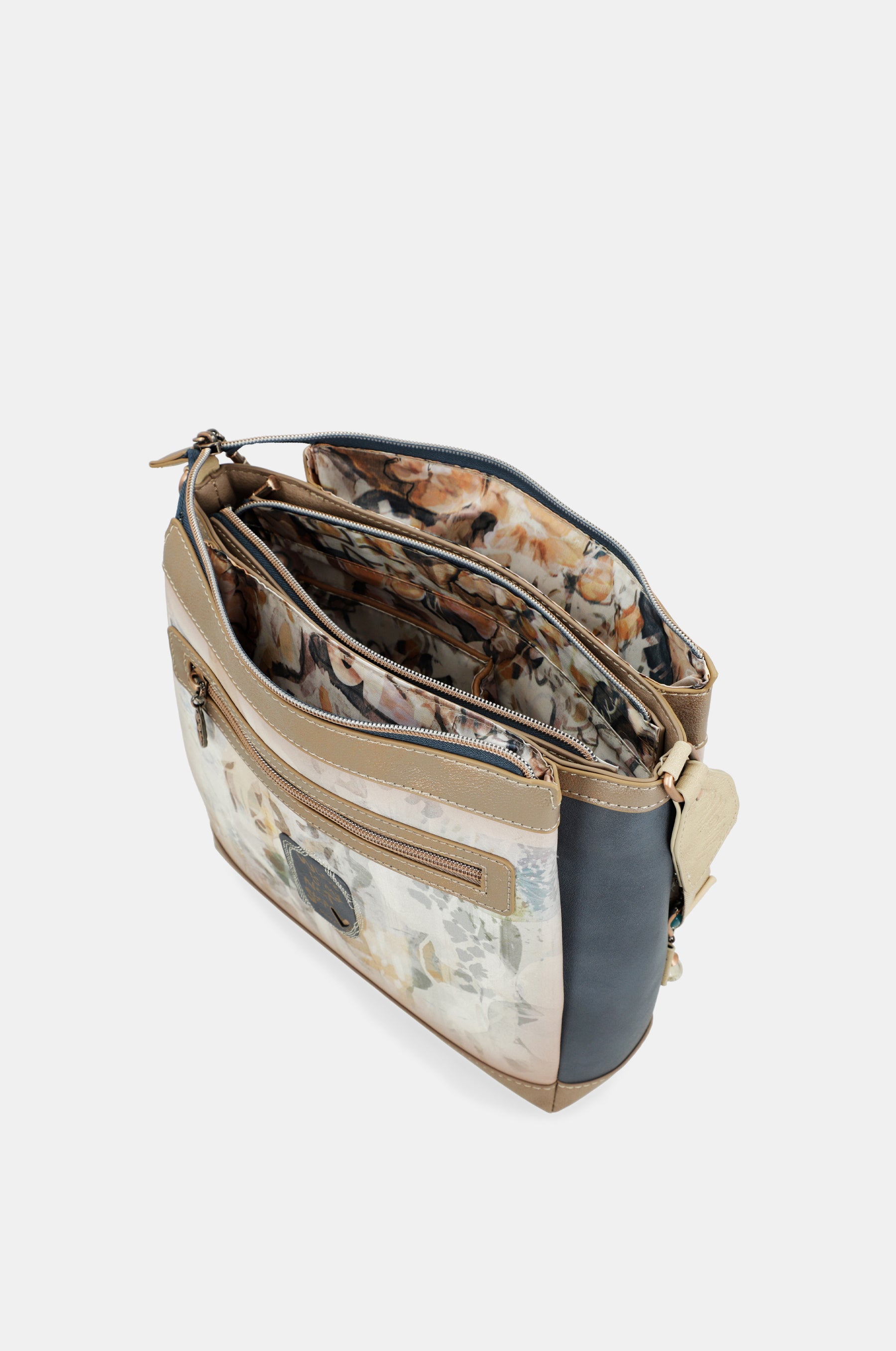 Crossbody bag with 3 compartments Memories