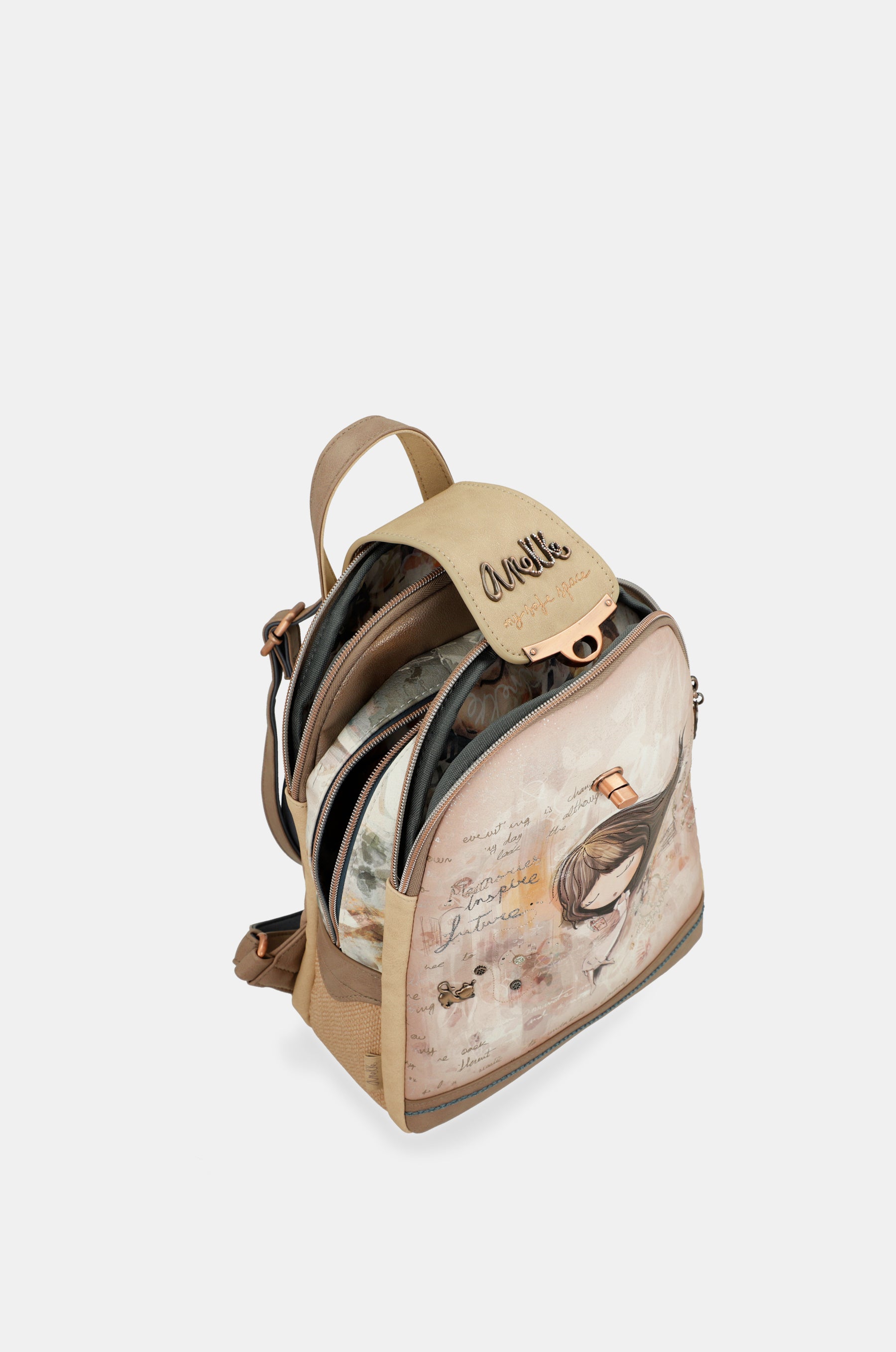 Triple compartment backpack Memories