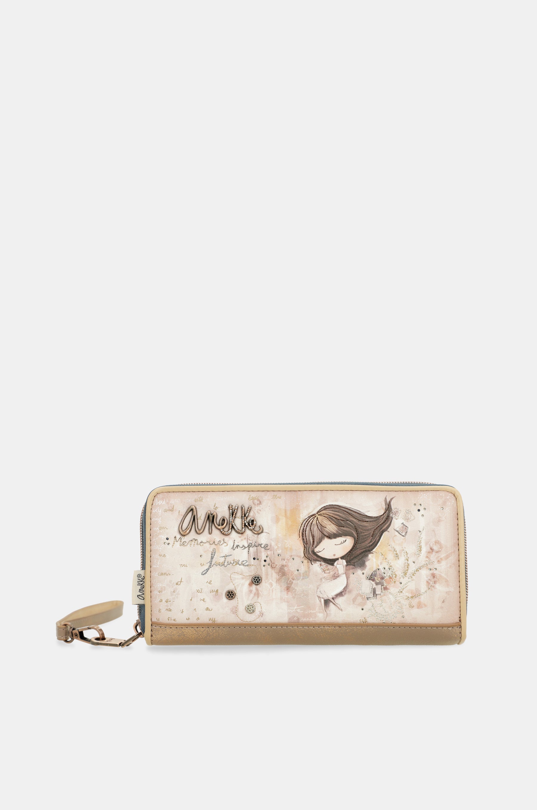 Large printed RFID wallet Memories