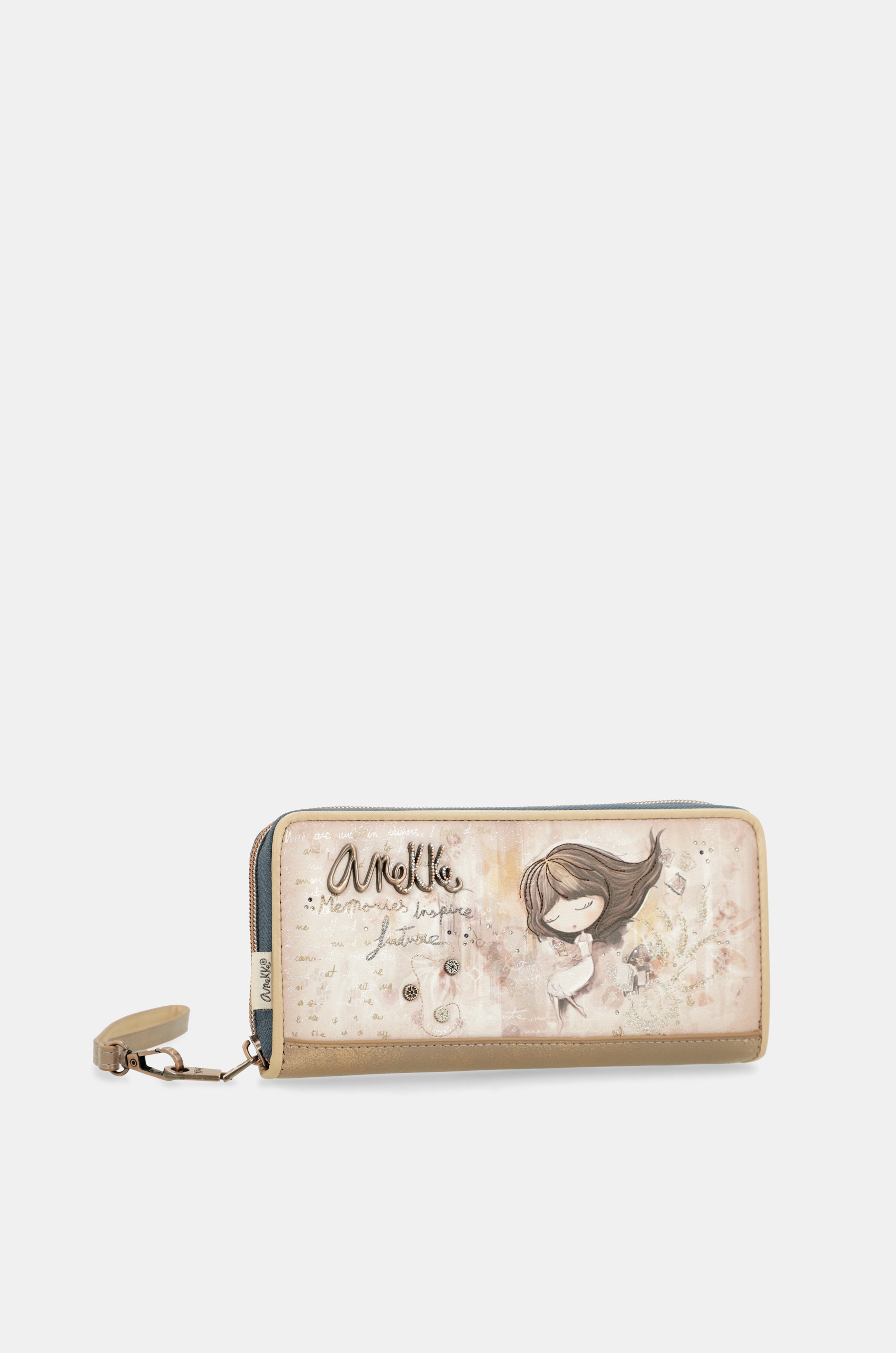 Large printed RFID wallet Memories